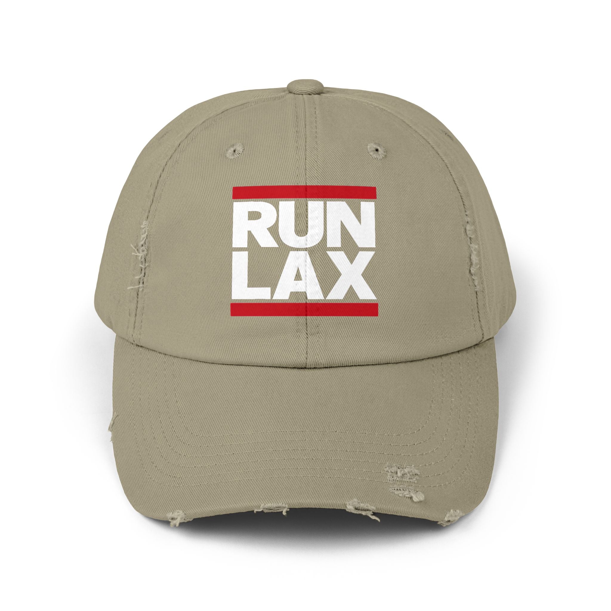 RUN LAX  — Distressed Cap
