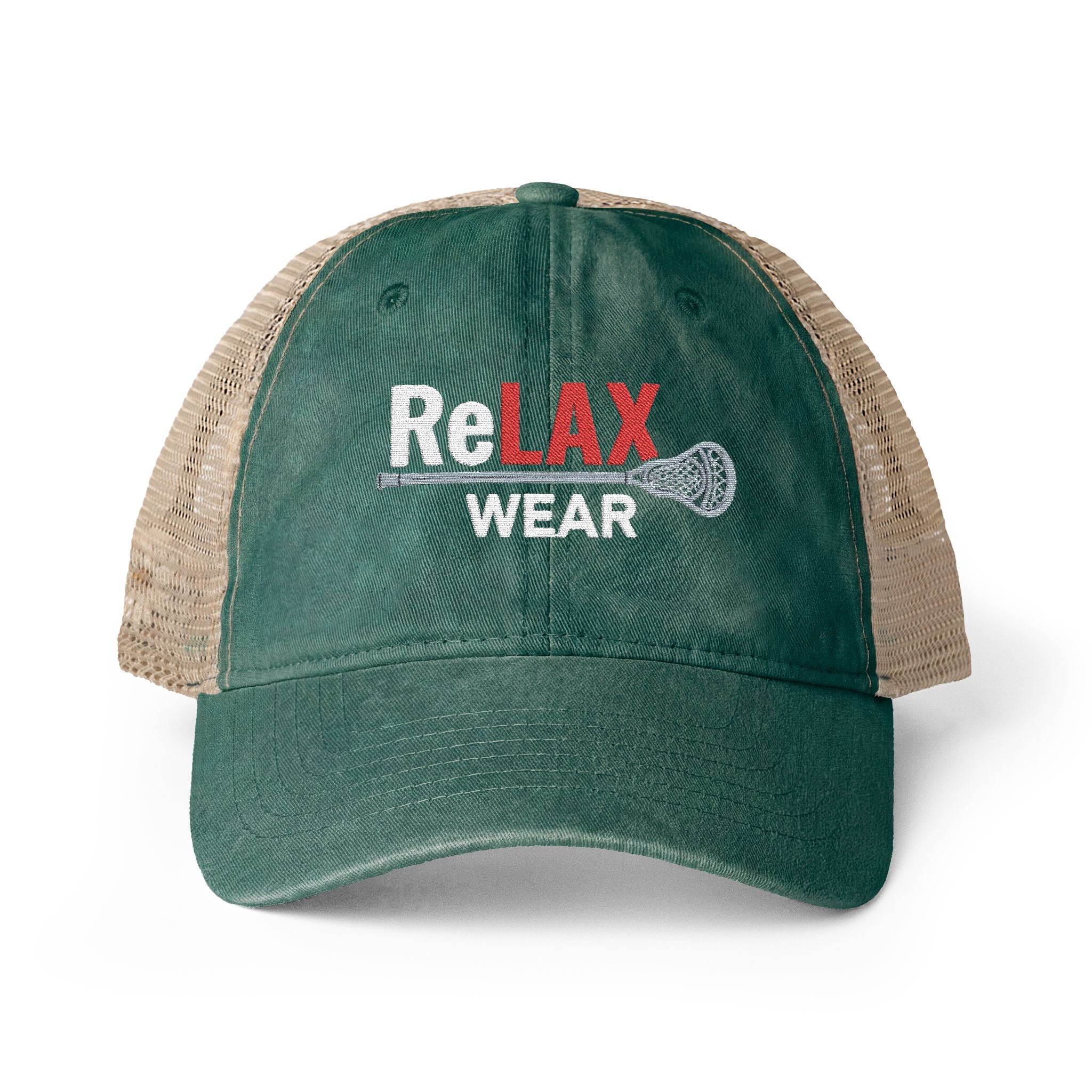 reLAX Wear Logo - Women's Washed Mesh-Back Cap