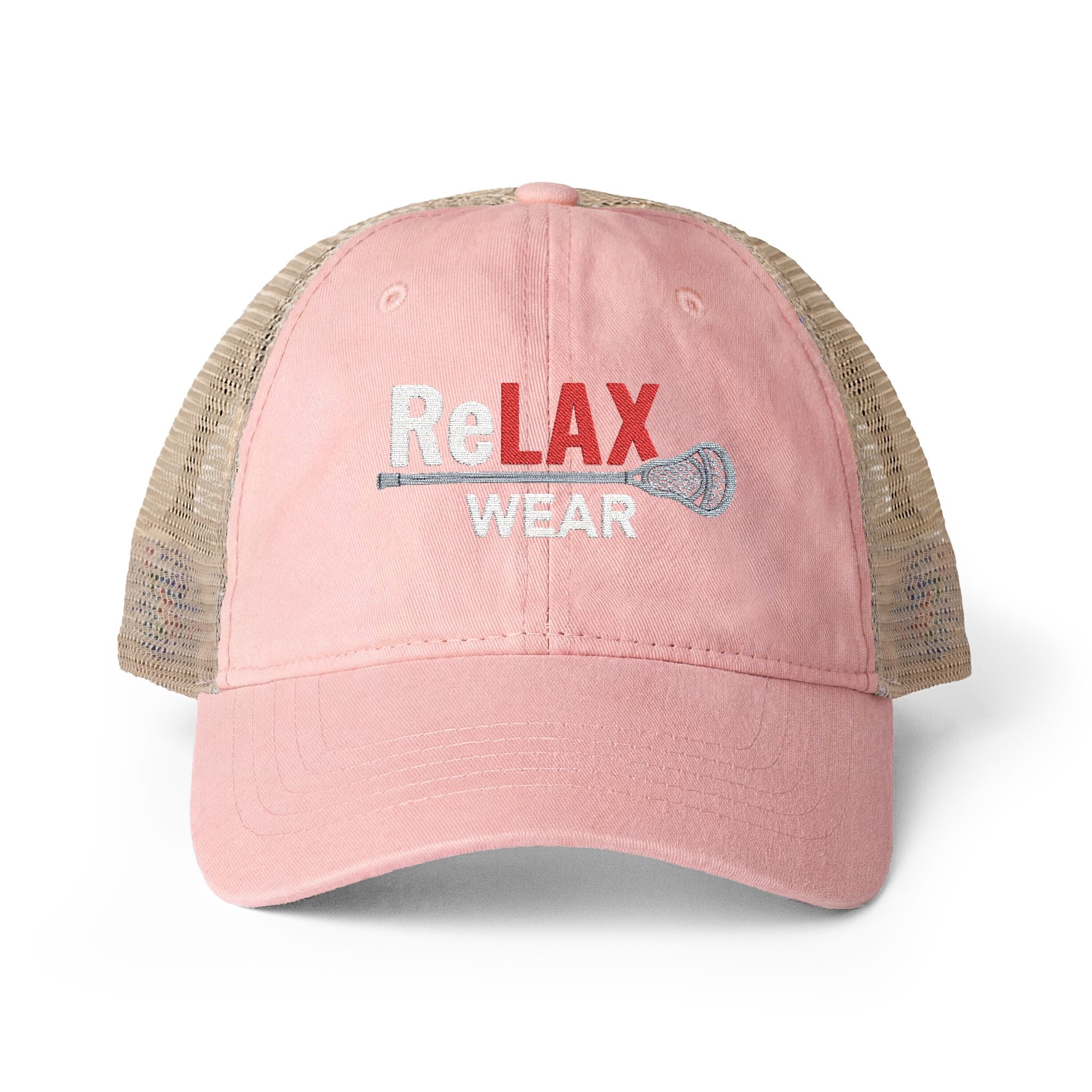 reLAX Wear Logo - Women's Washed Mesh-Back Cap