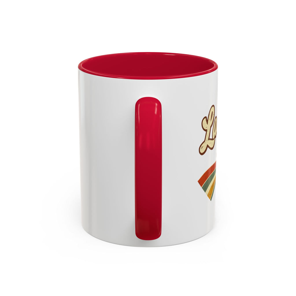 Retro Lacrosse Mom - Ceramic Coffee Mug (11oz)