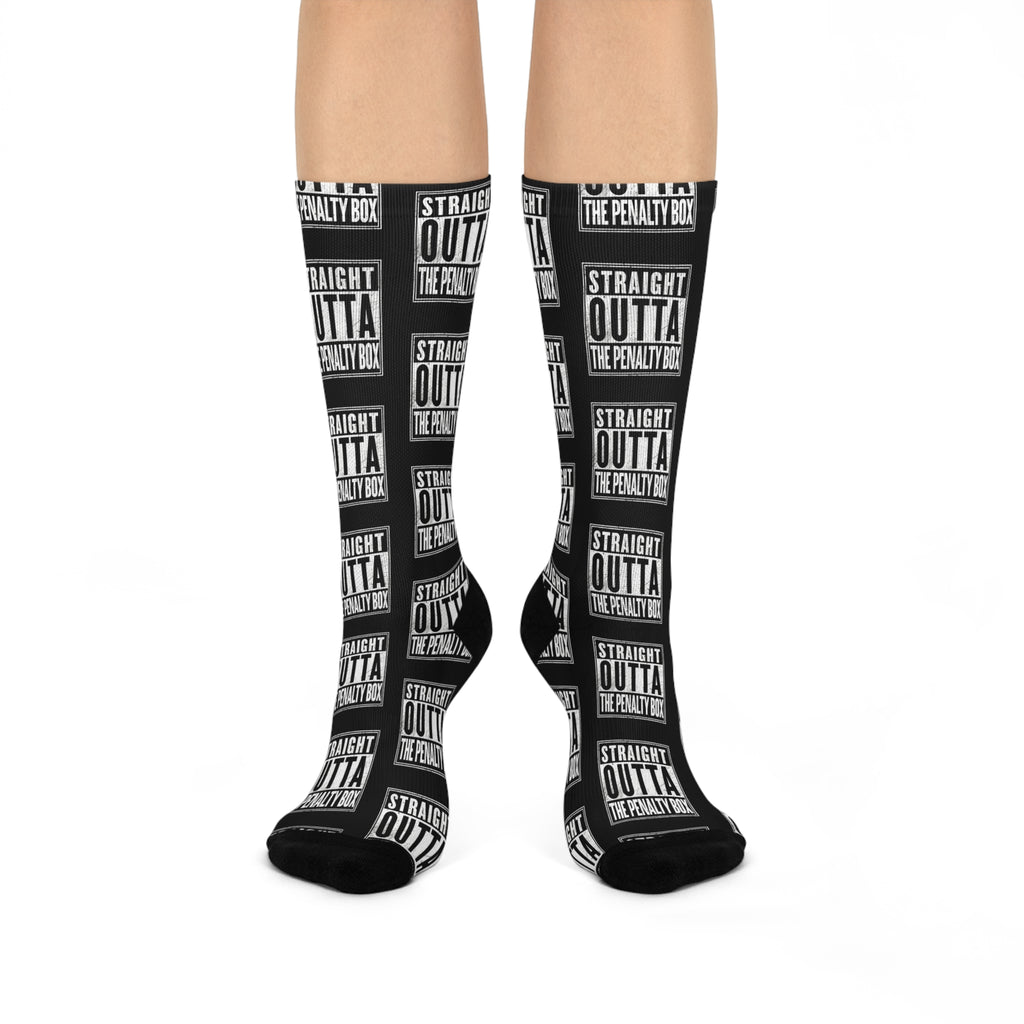 Straight Outta The Penalty - Box Cushioned Crew Socks