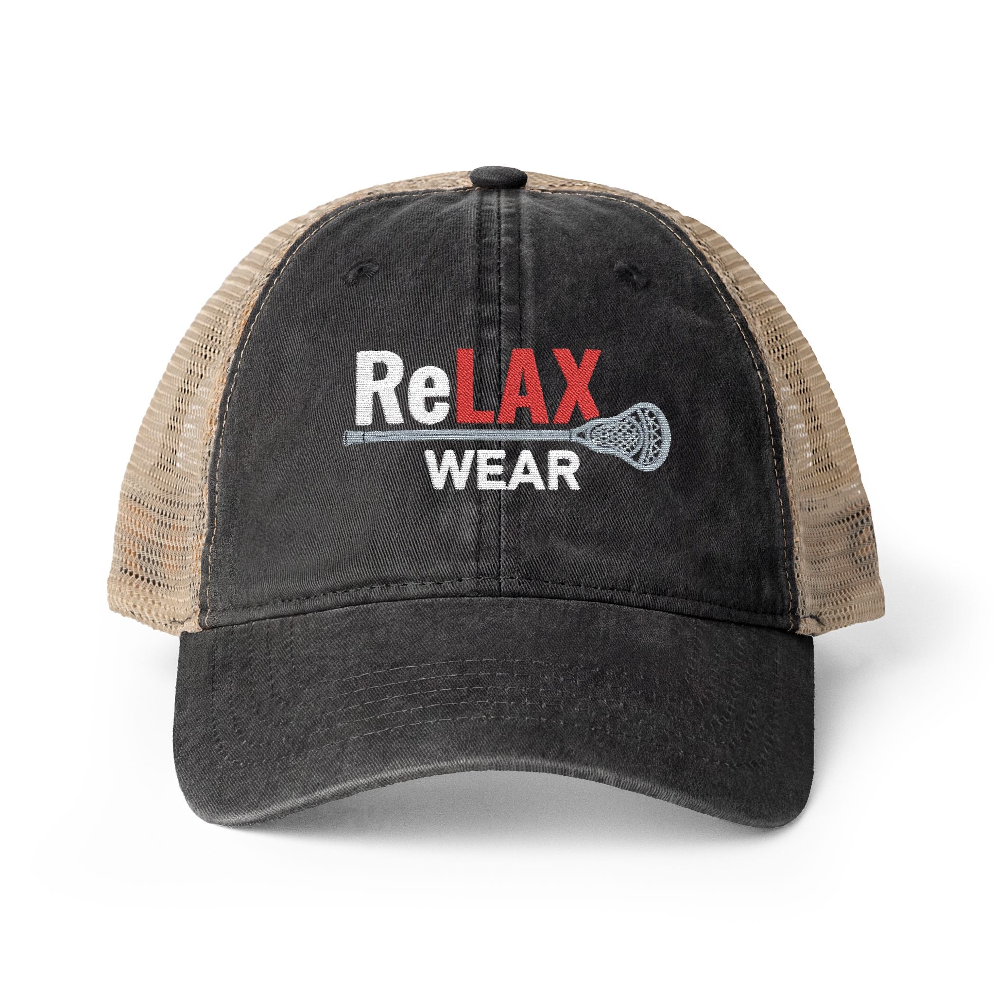 reLAX Wear Logo - Women's Washed Mesh-Back Cap