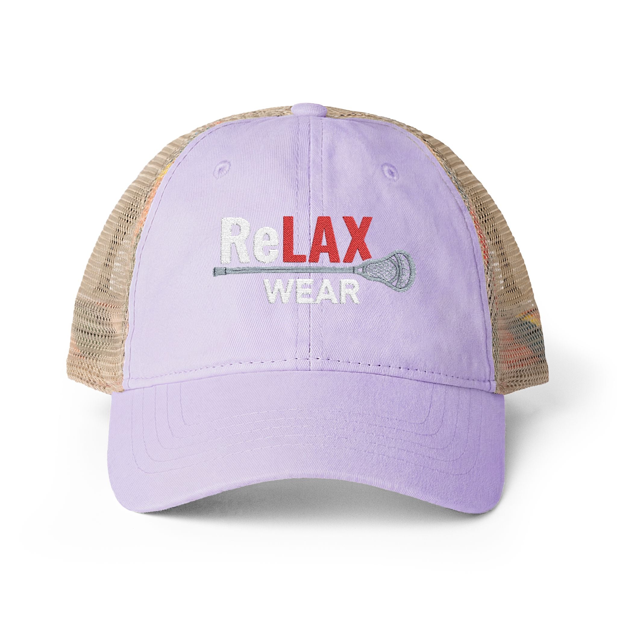 reLAX Wear Logo - Women's Washed Mesh-Back Cap