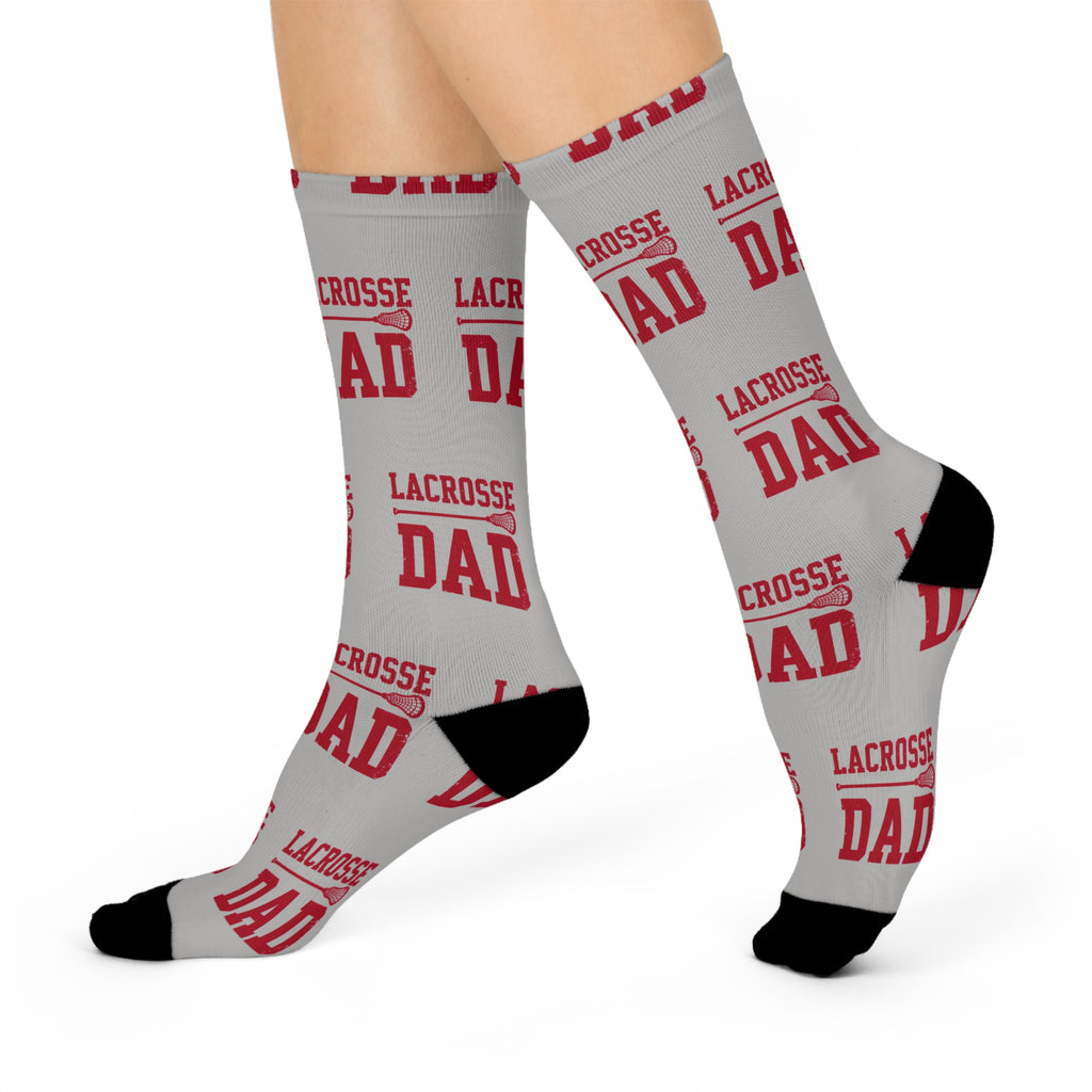 Lacrosse Dad - Cushioned Crew Socks