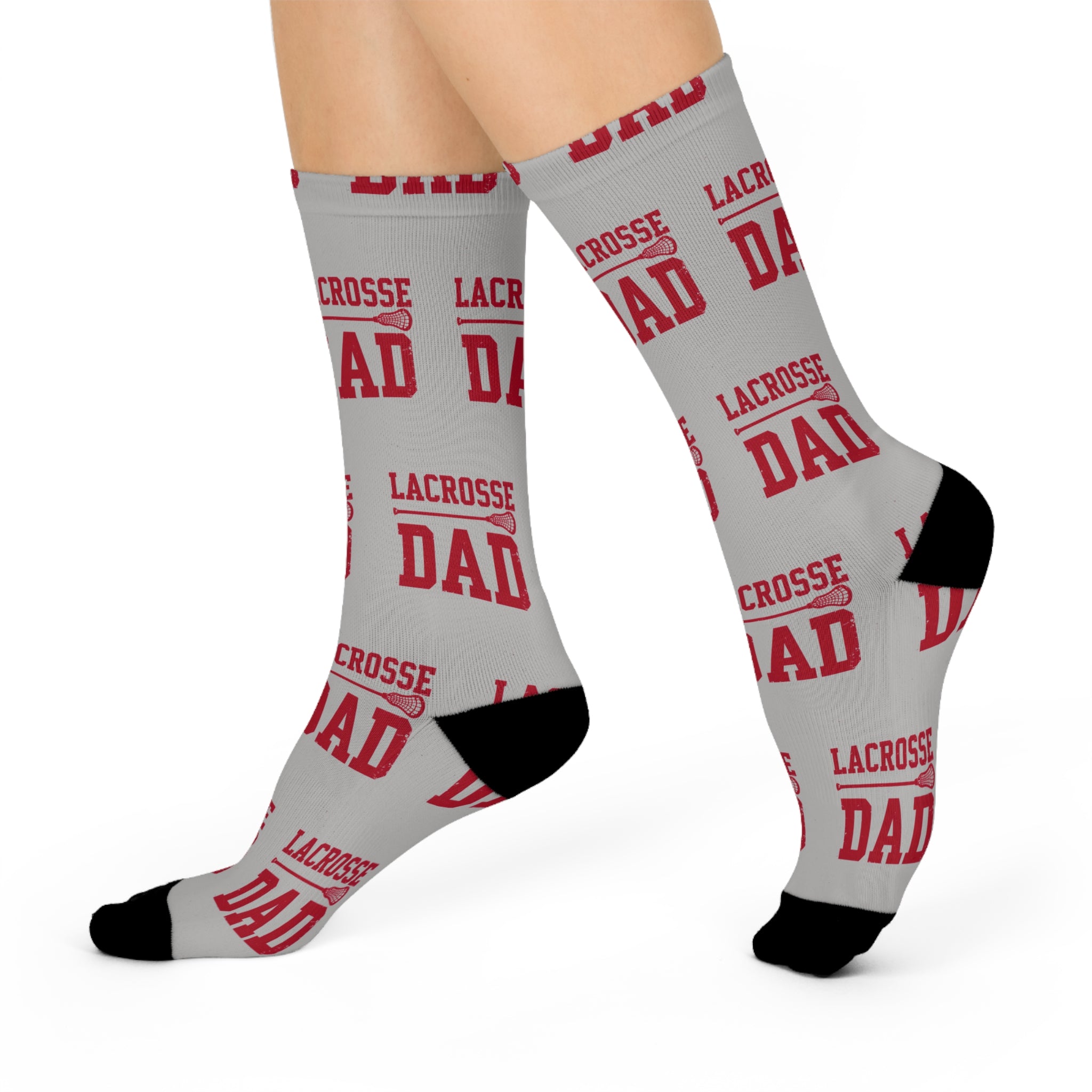 Lacrosse Dad - Cushioned Crew Socks
