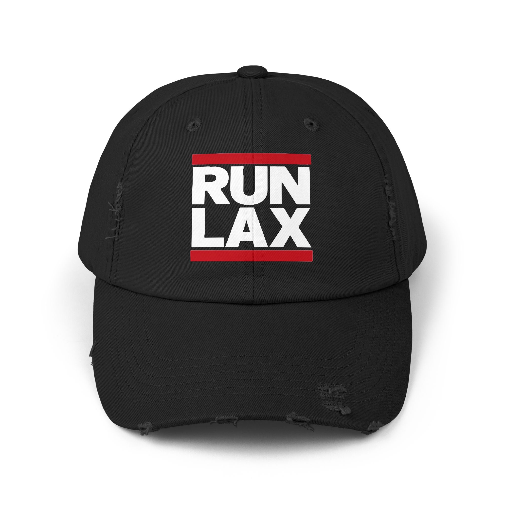 RUN LAX  — Distressed Cap