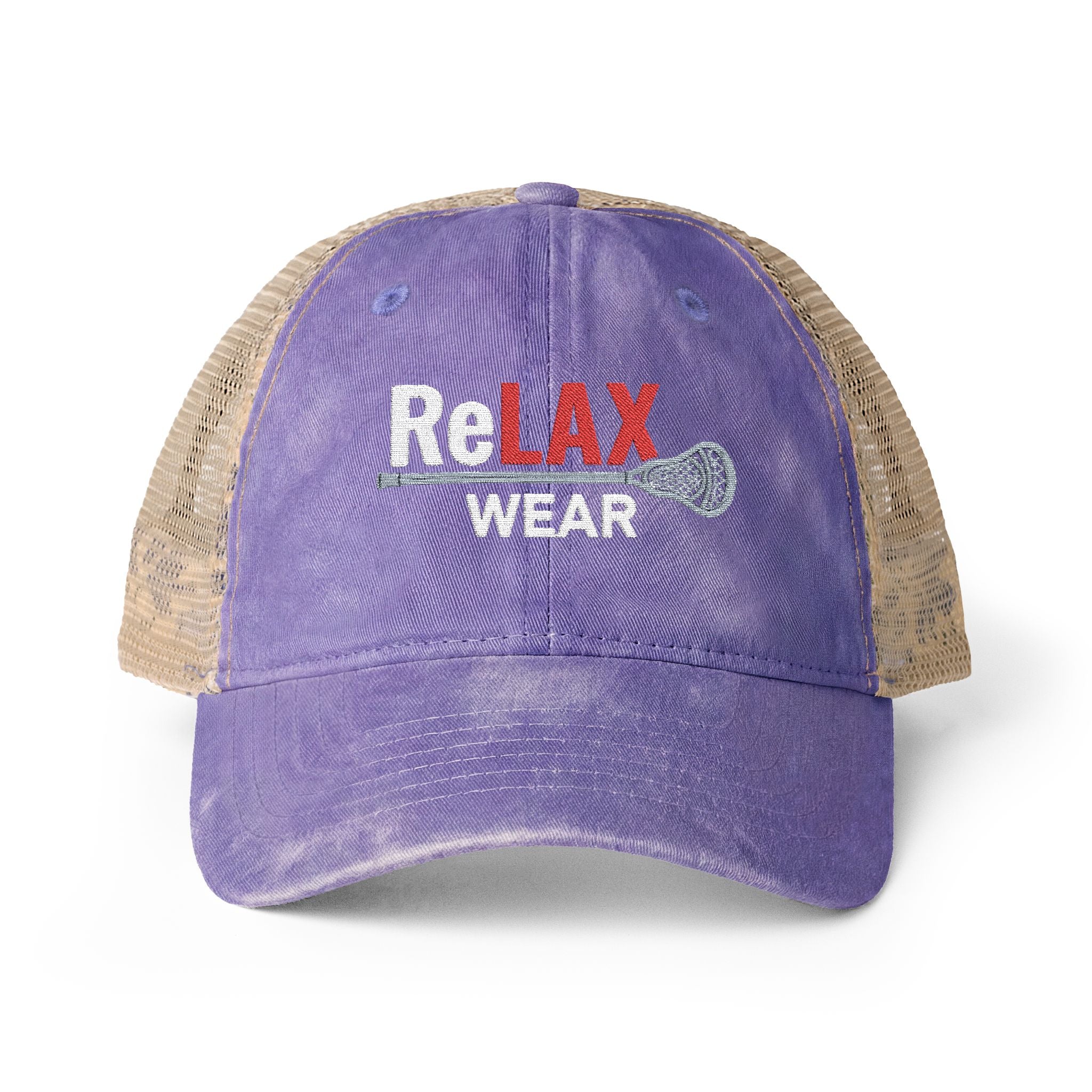 reLAX Wear Logo - Women's Washed Mesh-Back Cap