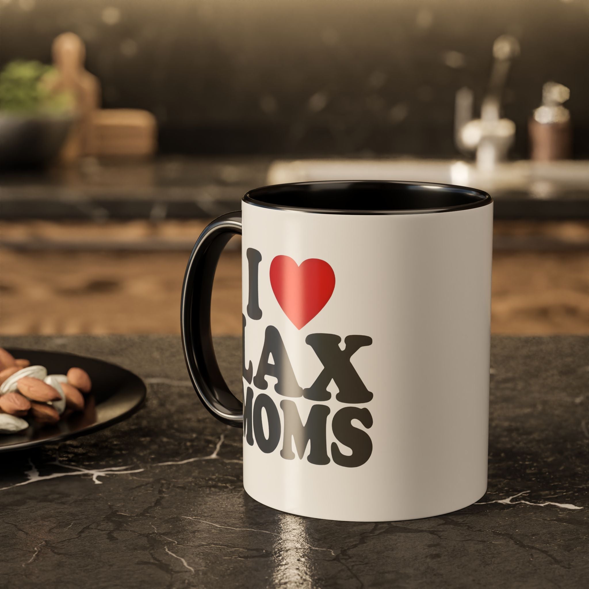 I Heart LAX Moms - Ceramic Coffee Mug (11 oz)