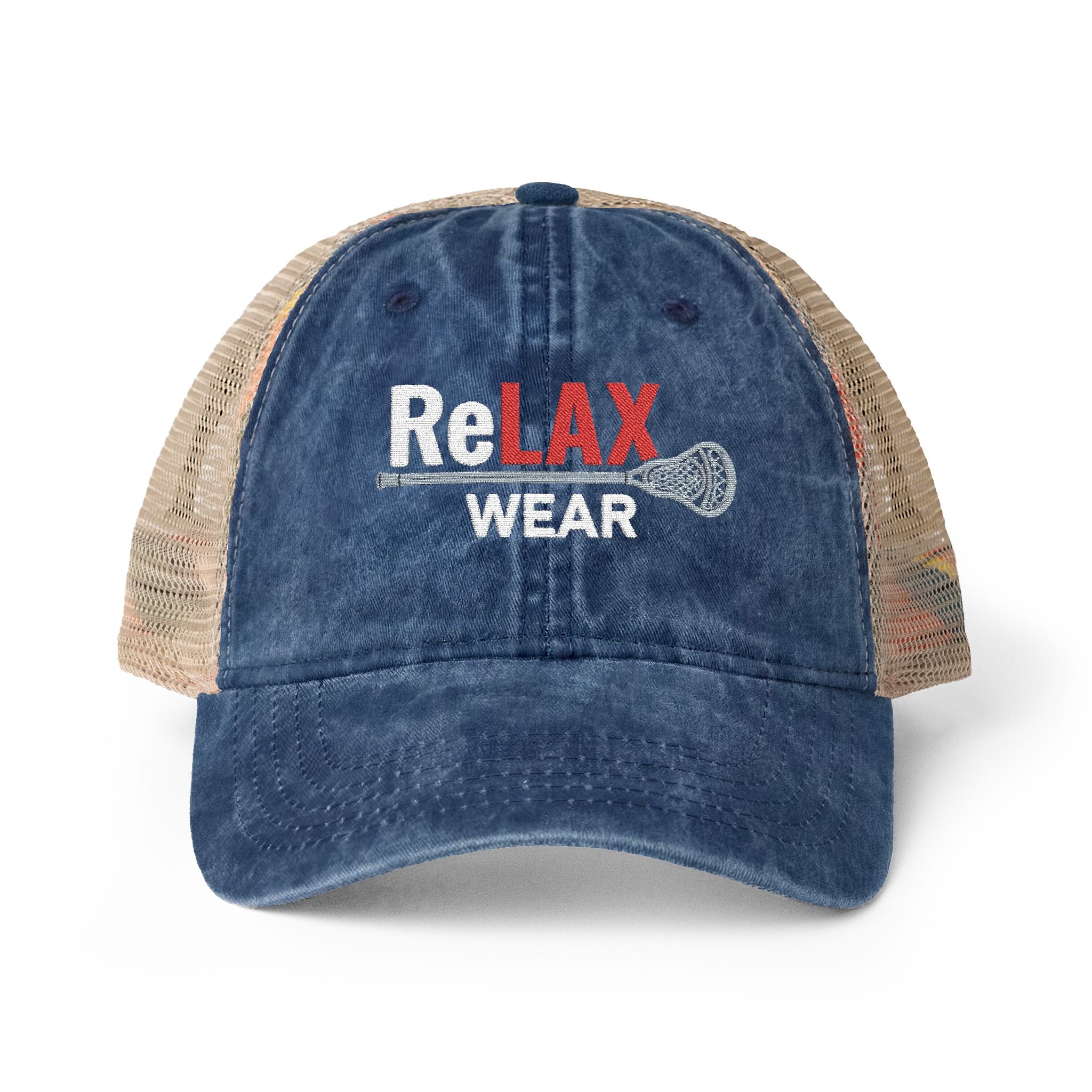 reLAX Wear Logo - Women's Washed Mesh-Back Cap