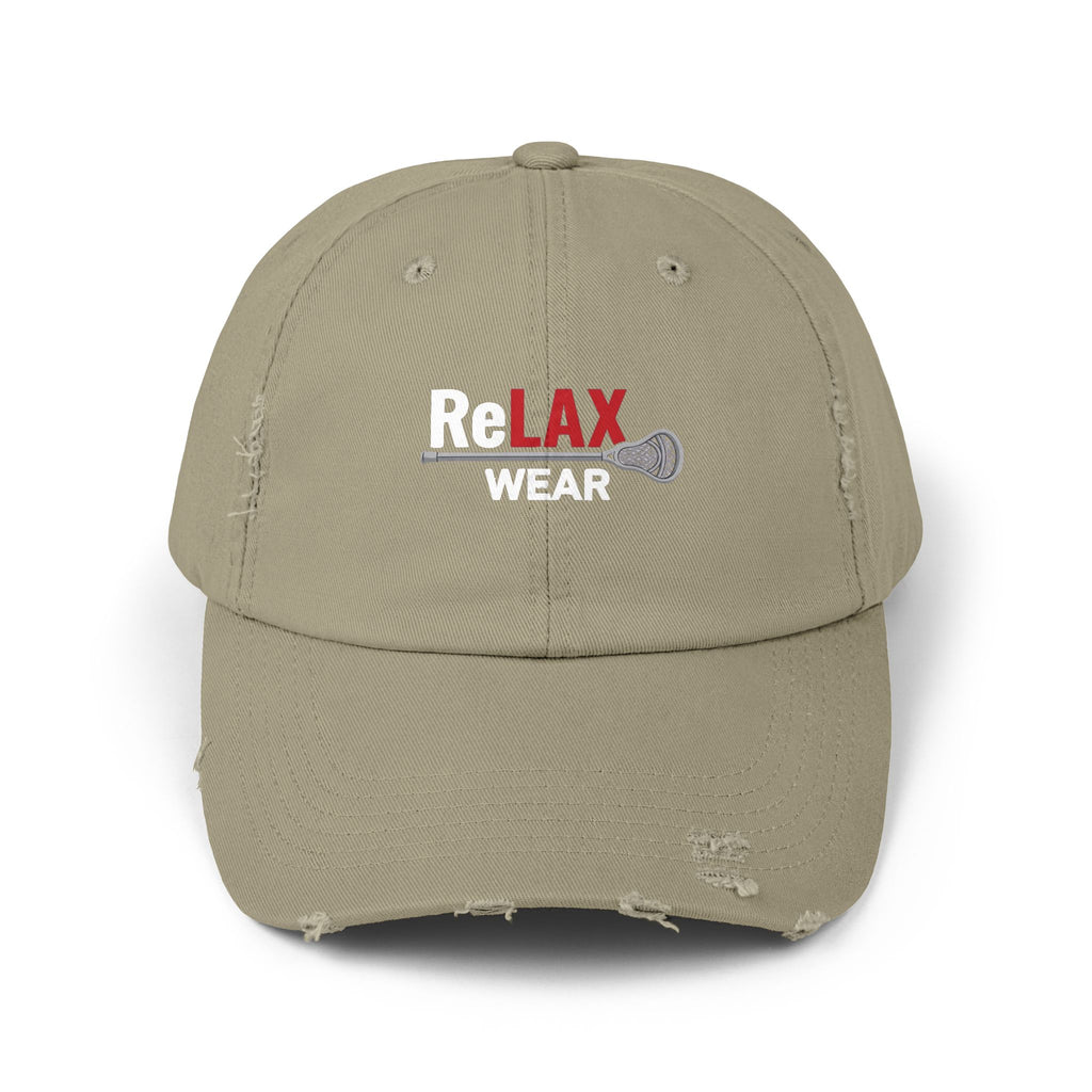 reLAX Wear Logo – Distressed Baseball Cap
