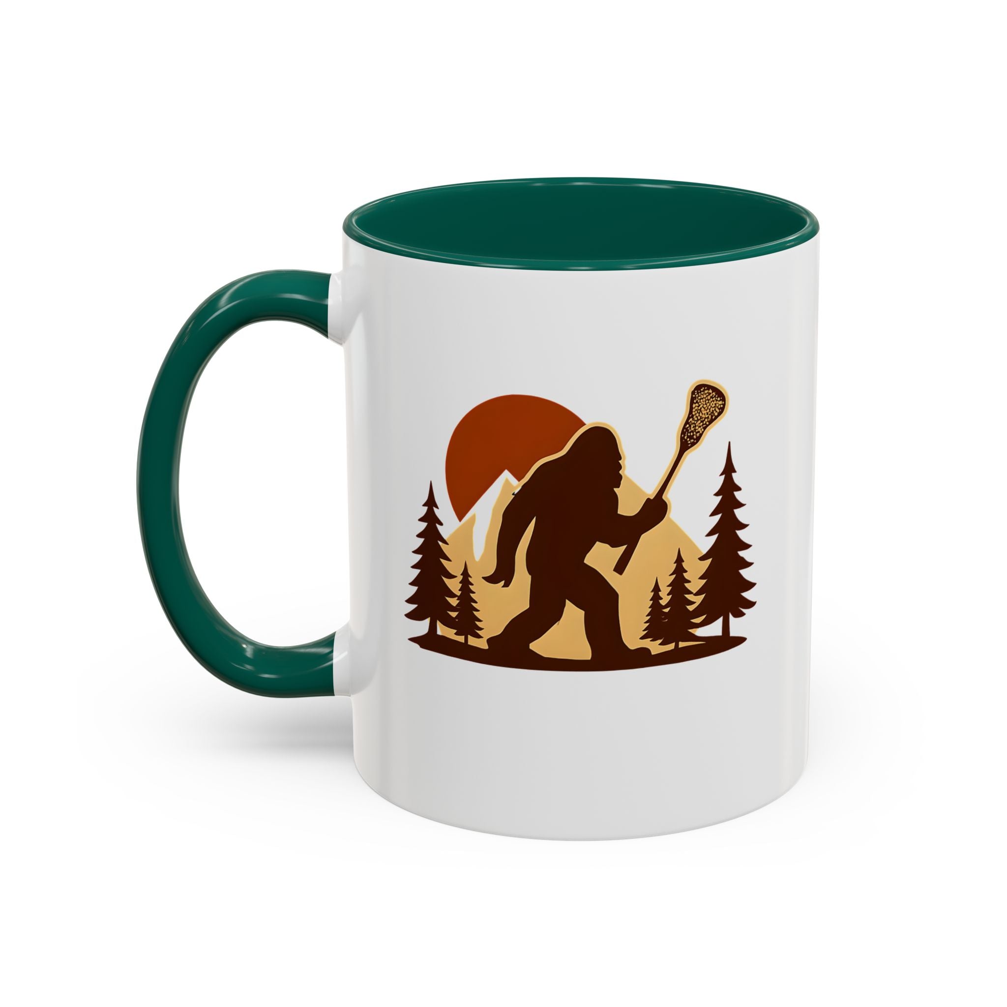 Retro LAXsquatch - Ceramic Coffee Mug (11oz)
