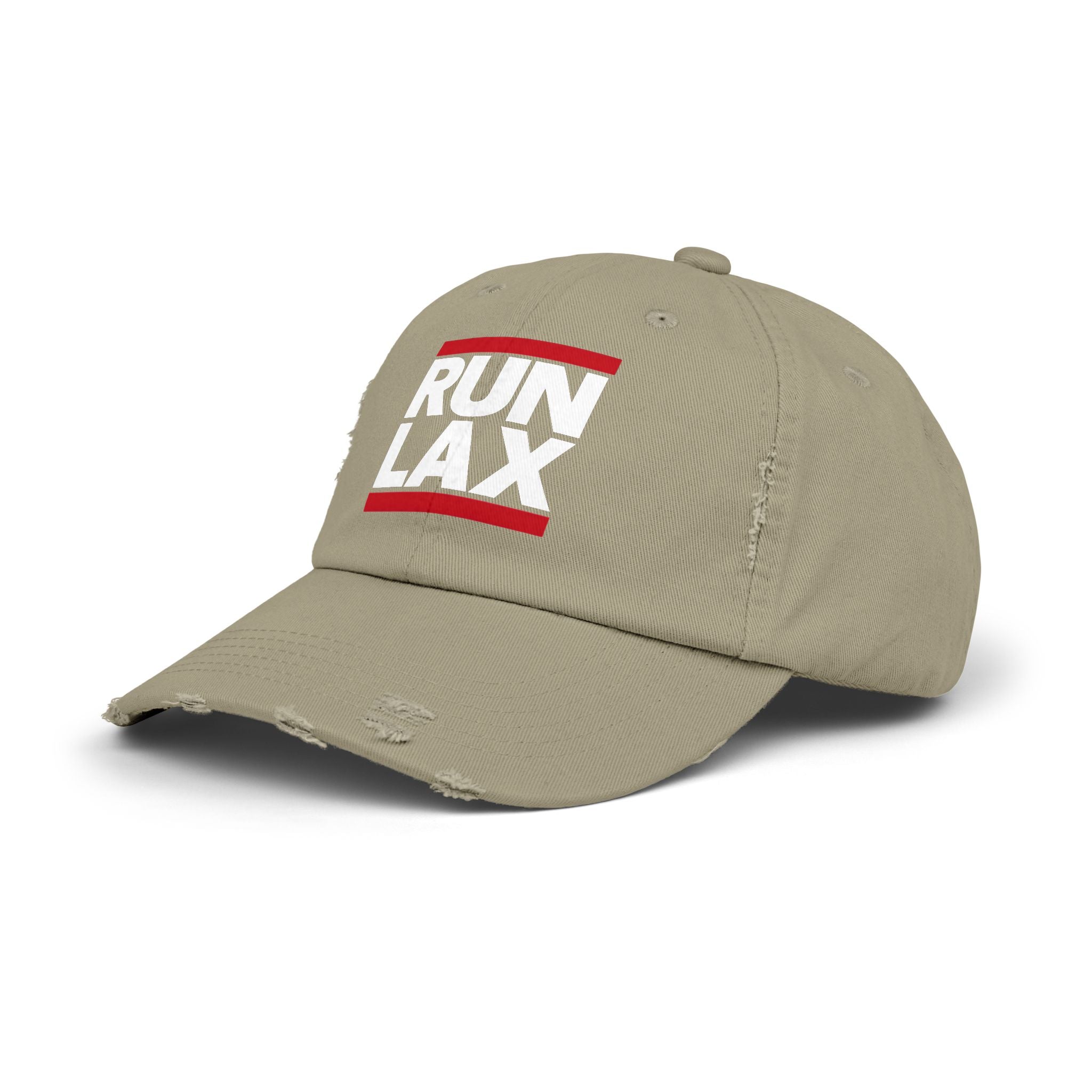 RUN LAX  — Distressed Cap