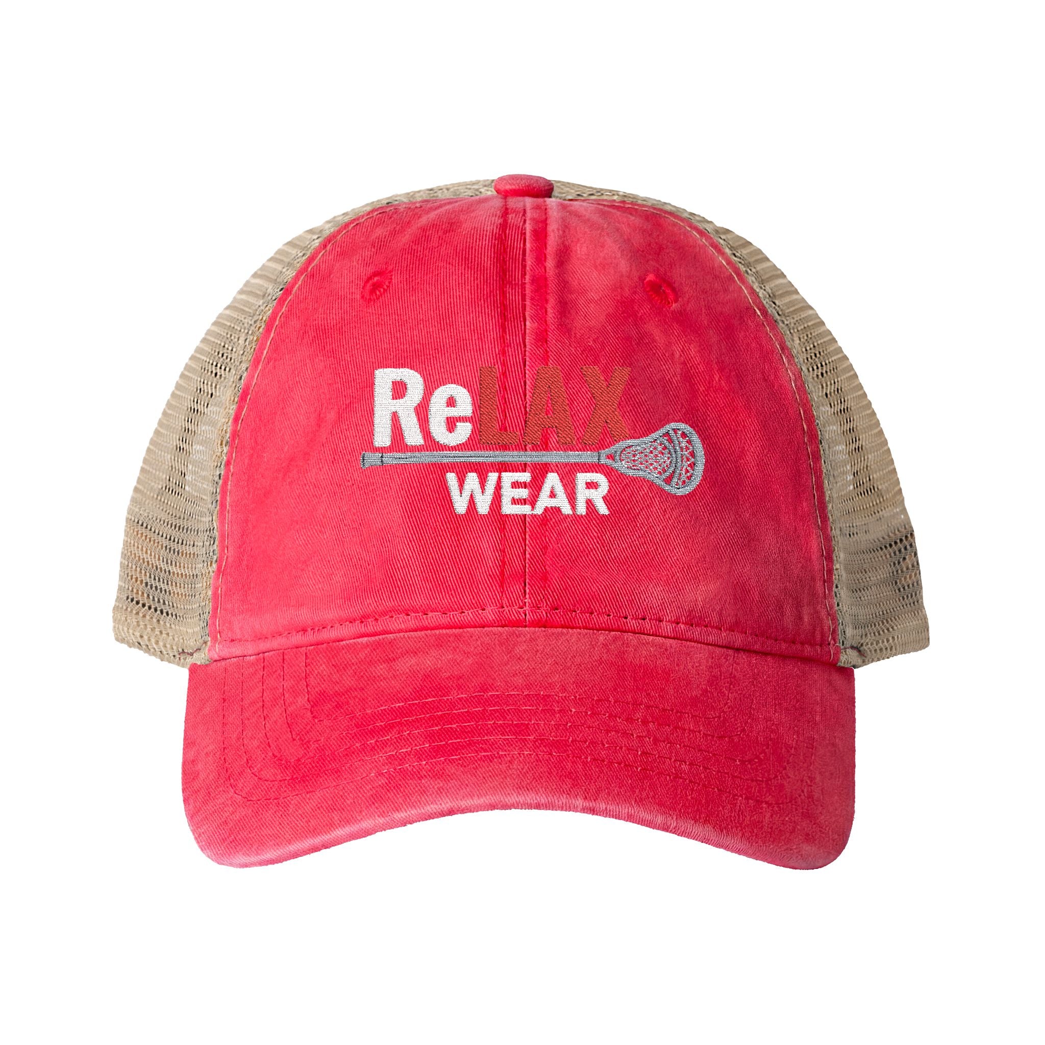 reLAX Wear Logo - Women's Washed Mesh-Back Cap