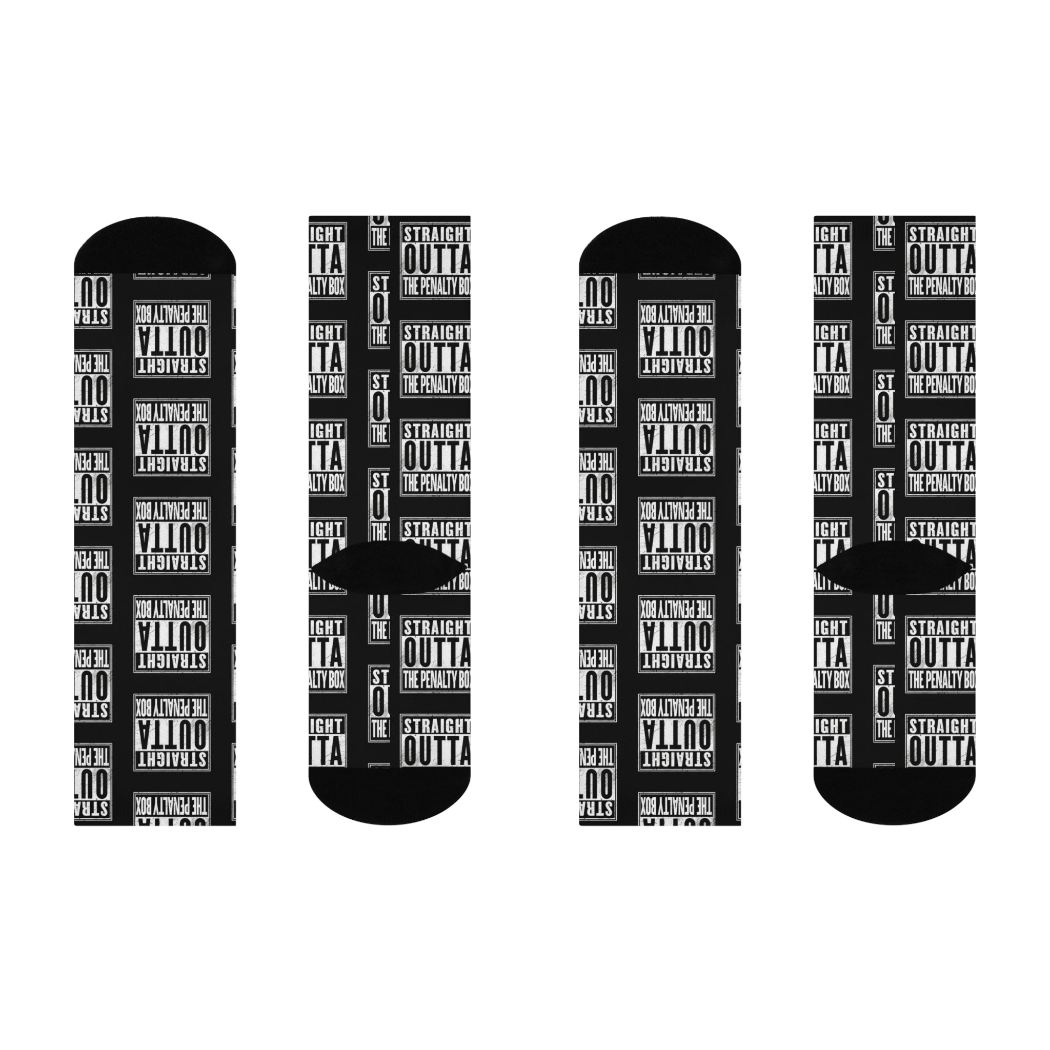 Straight Outta The Penalty - Box Cushioned Crew Socks
