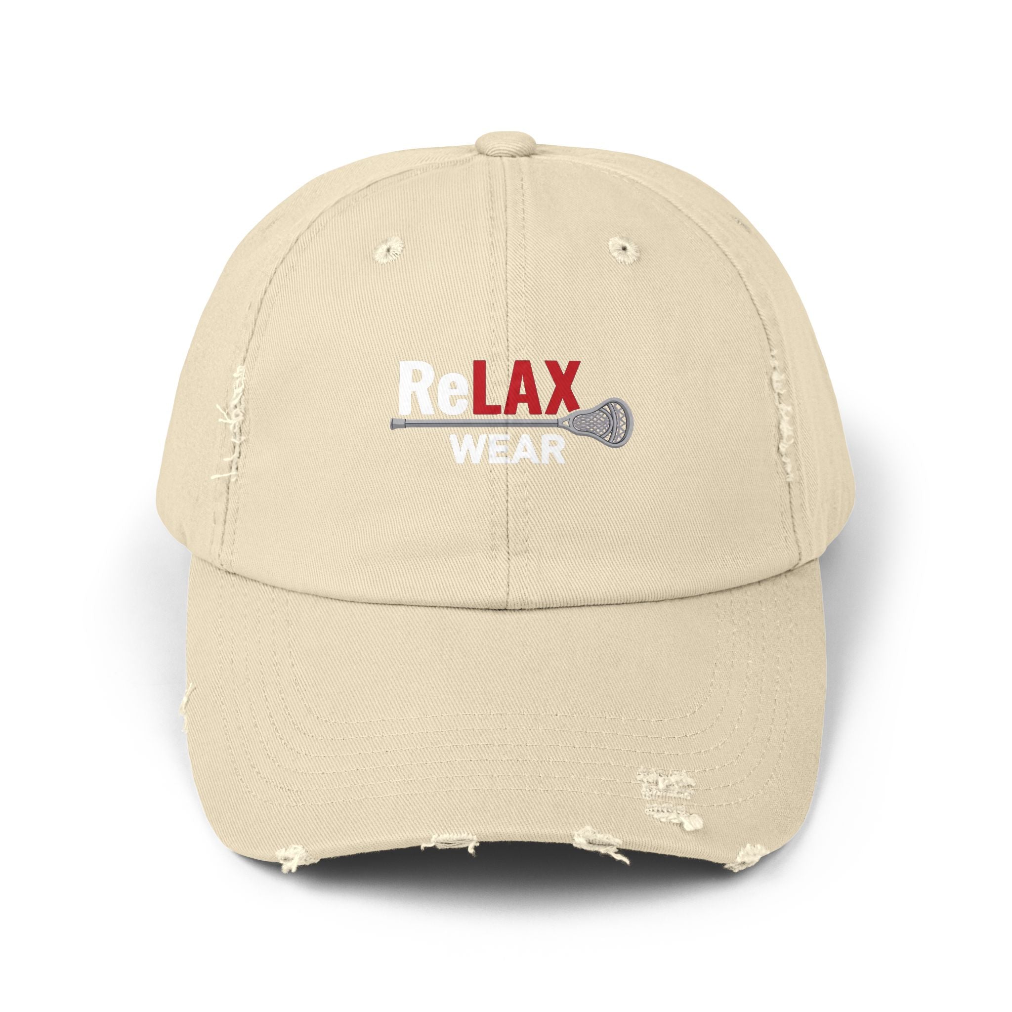 reLAX Wear Logo – Distressed Baseball Cap