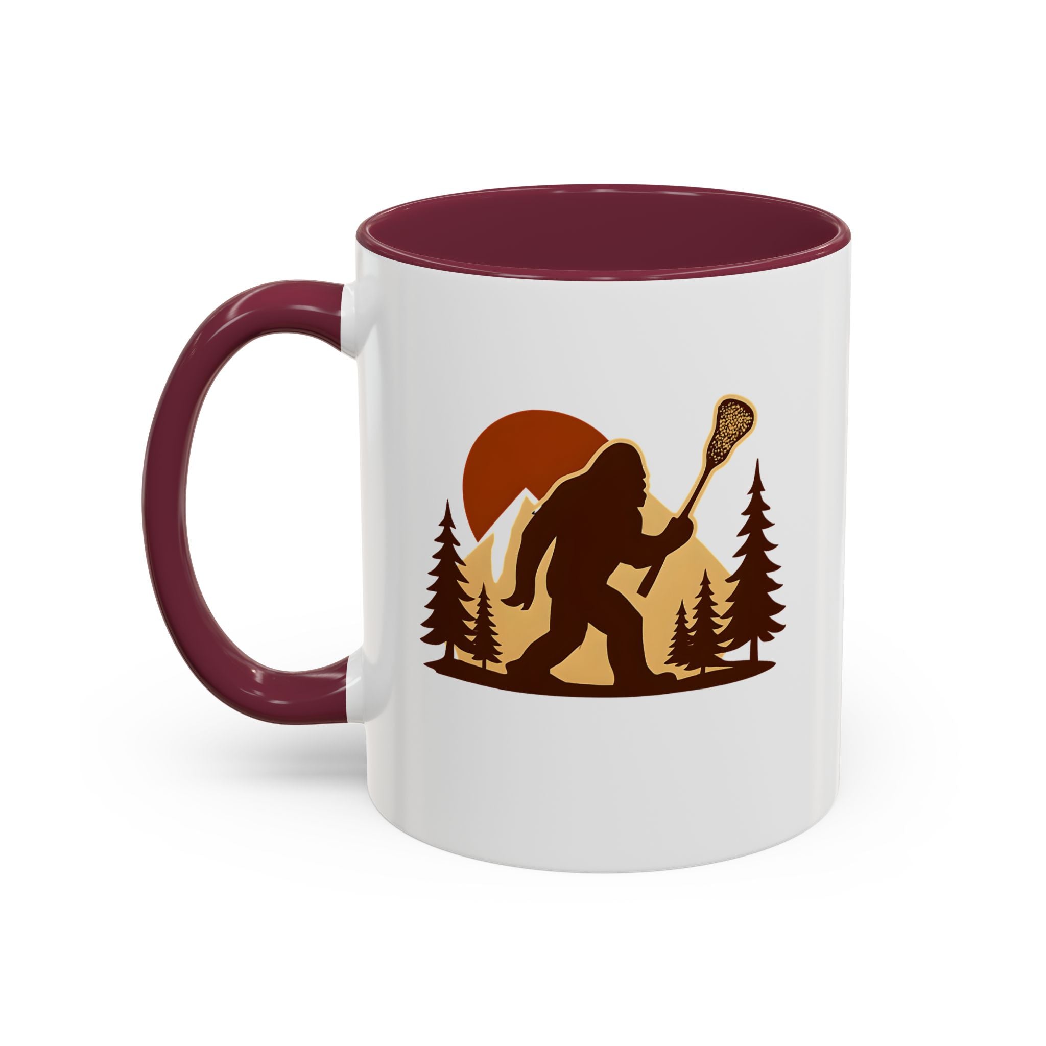 Retro LAXsquatch - Ceramic Coffee Mug (11oz)