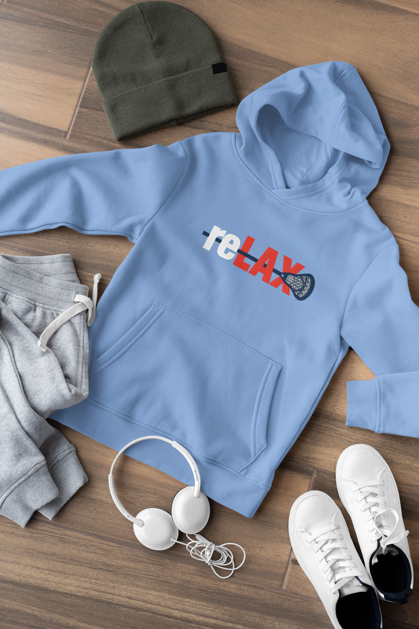 ReLAX Wear Logo – Hooded Youth Sweatshirt
