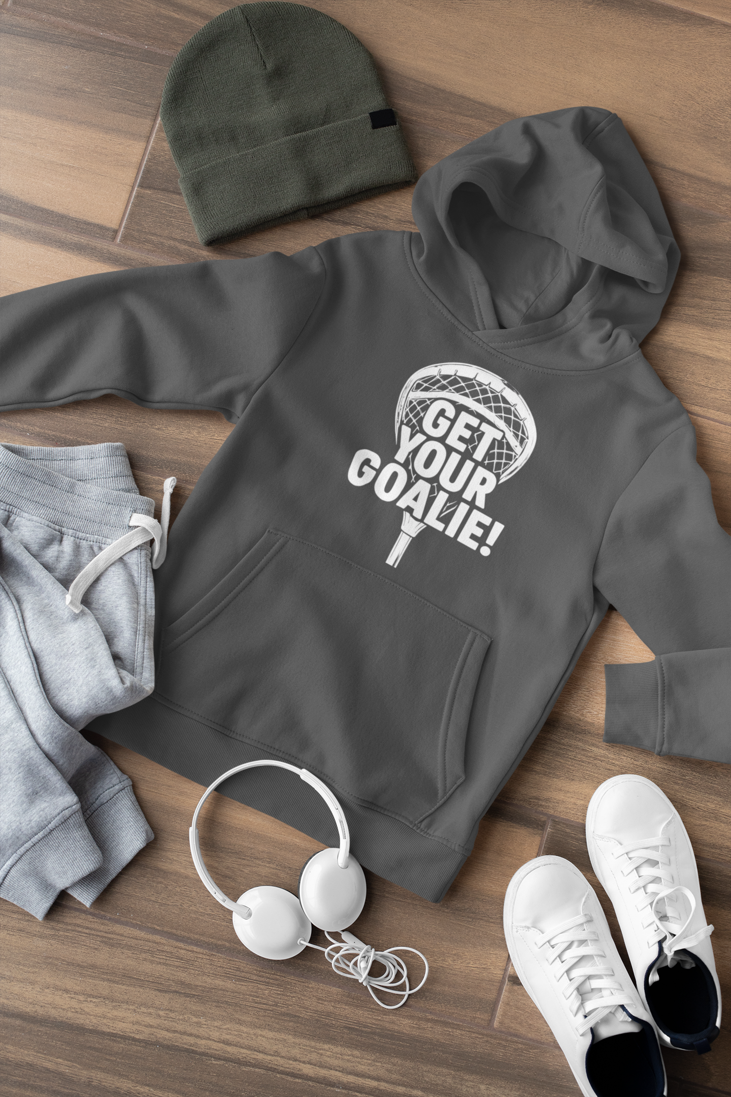 Get Your Goalie! — Hooded Youth Sweatshirt