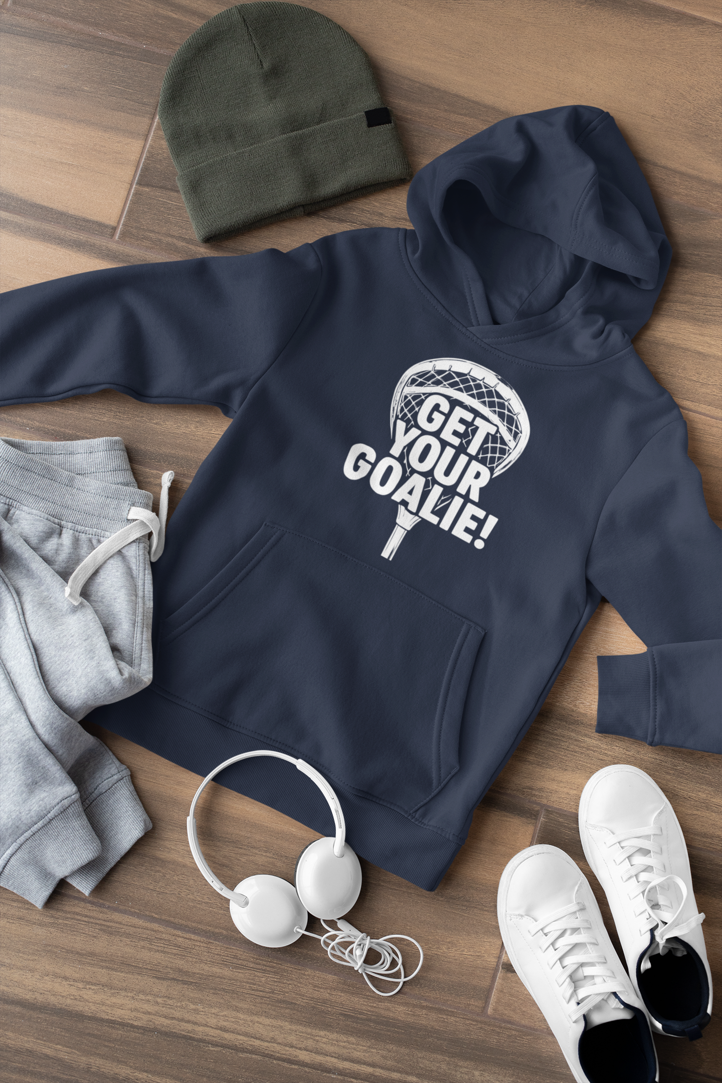 Get Your Goalie! — Hooded Youth Sweatshirt
