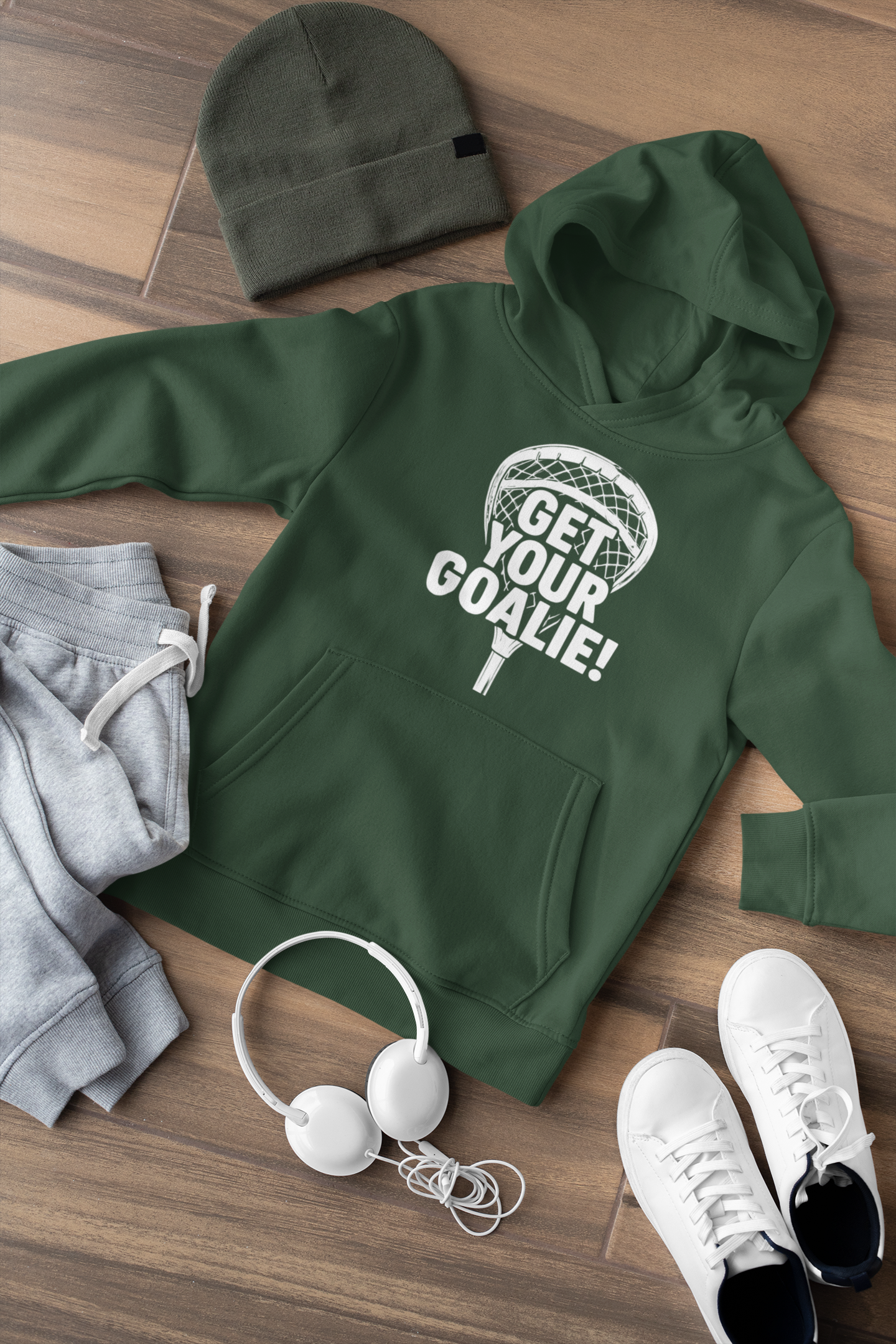 Get Your Goalie! — Hooded Youth Sweatshirt