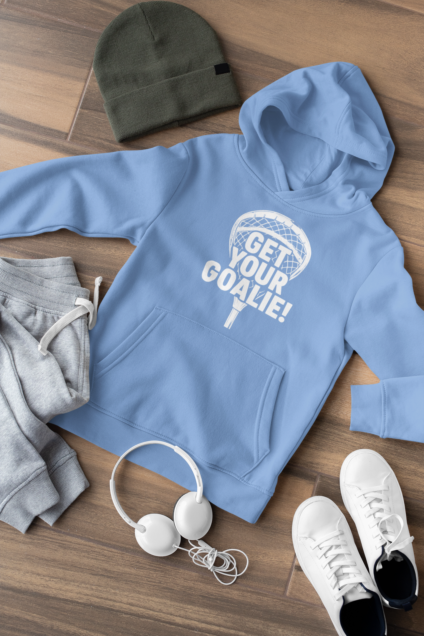 Get Your Goalie! — Hooded Youth Sweatshirt