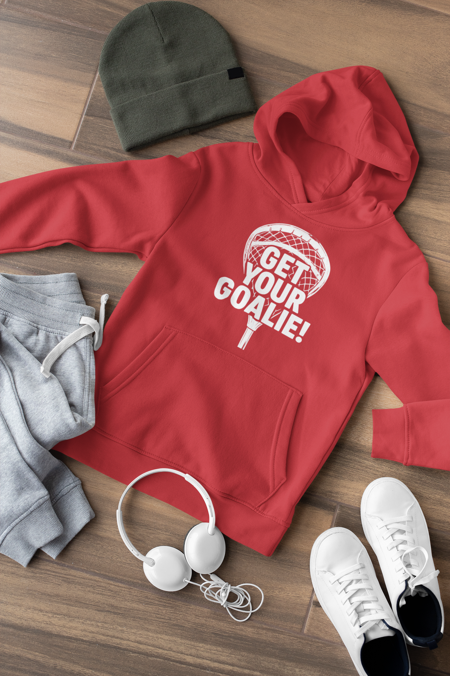 Get Your Goalie! — Hooded Youth Sweatshirt