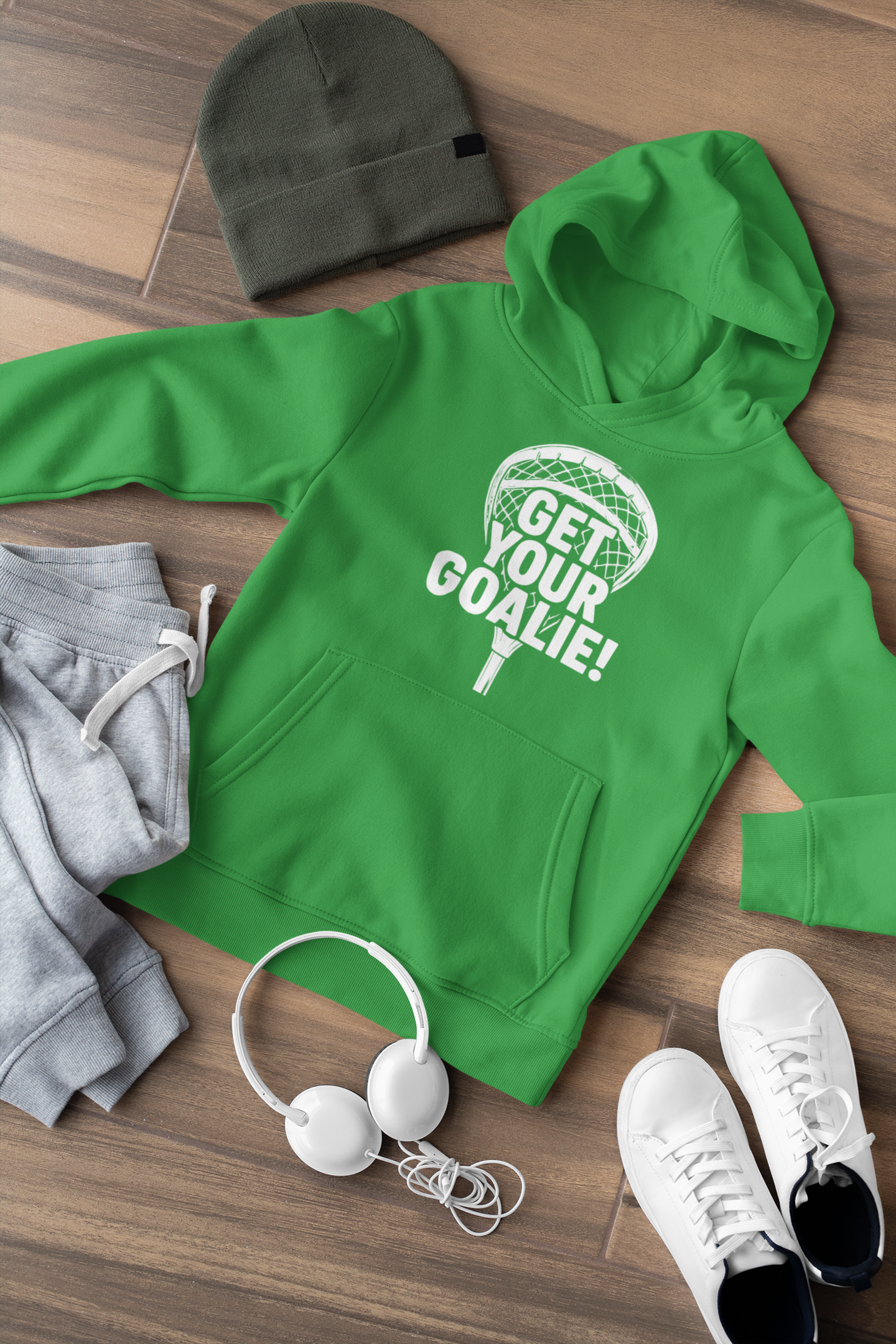 Get Your Goalie! — Hooded Youth Sweatshirt