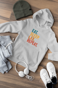 Eat. Sleep. Lax. Repeat - Hooded Youth Sweatshirt