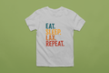 Eat. Sleep. Lax. Repeat. - Youth Tee