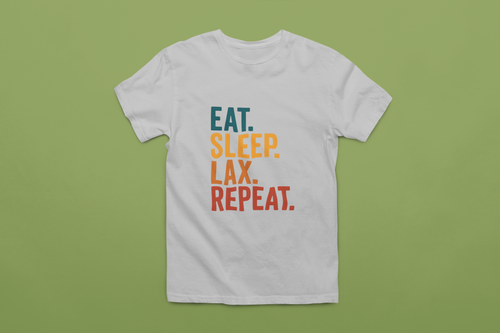 Eat. Sleep. Lax. Repeat. - Youth Tee