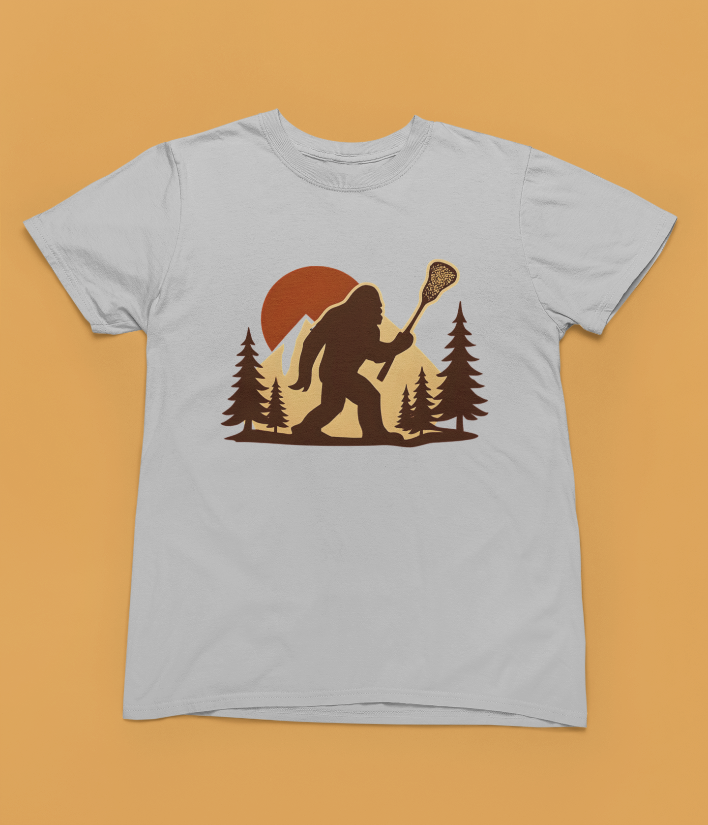 Retro LAXsquatch- Unisex Adult Tee