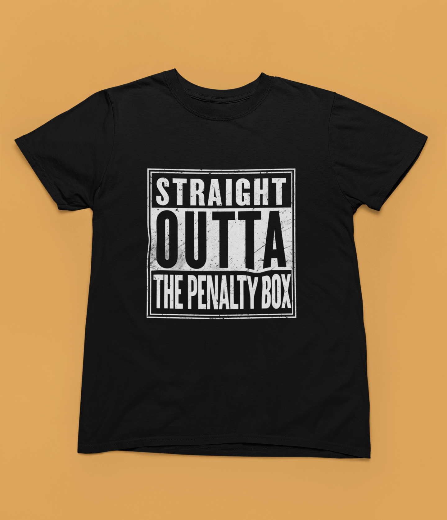 Straight Outta The Penalty Box — Unisex Adult Tee