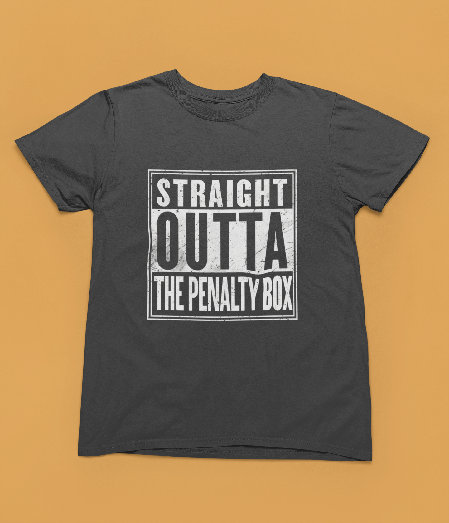 Straight Outta The Penalty Box — Unisex Adult Tee