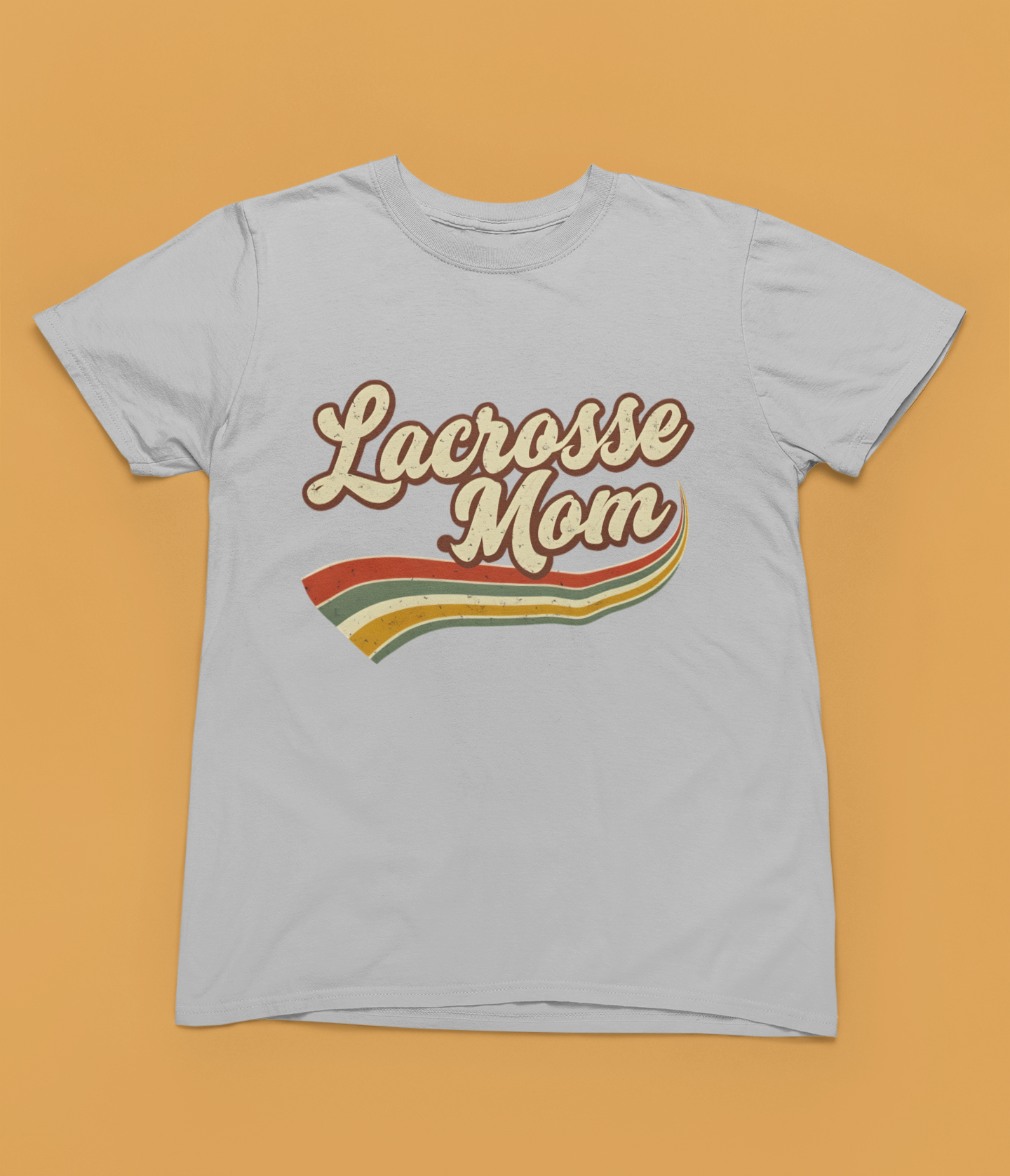 Lacrosse Mom Retro — Adult Tee