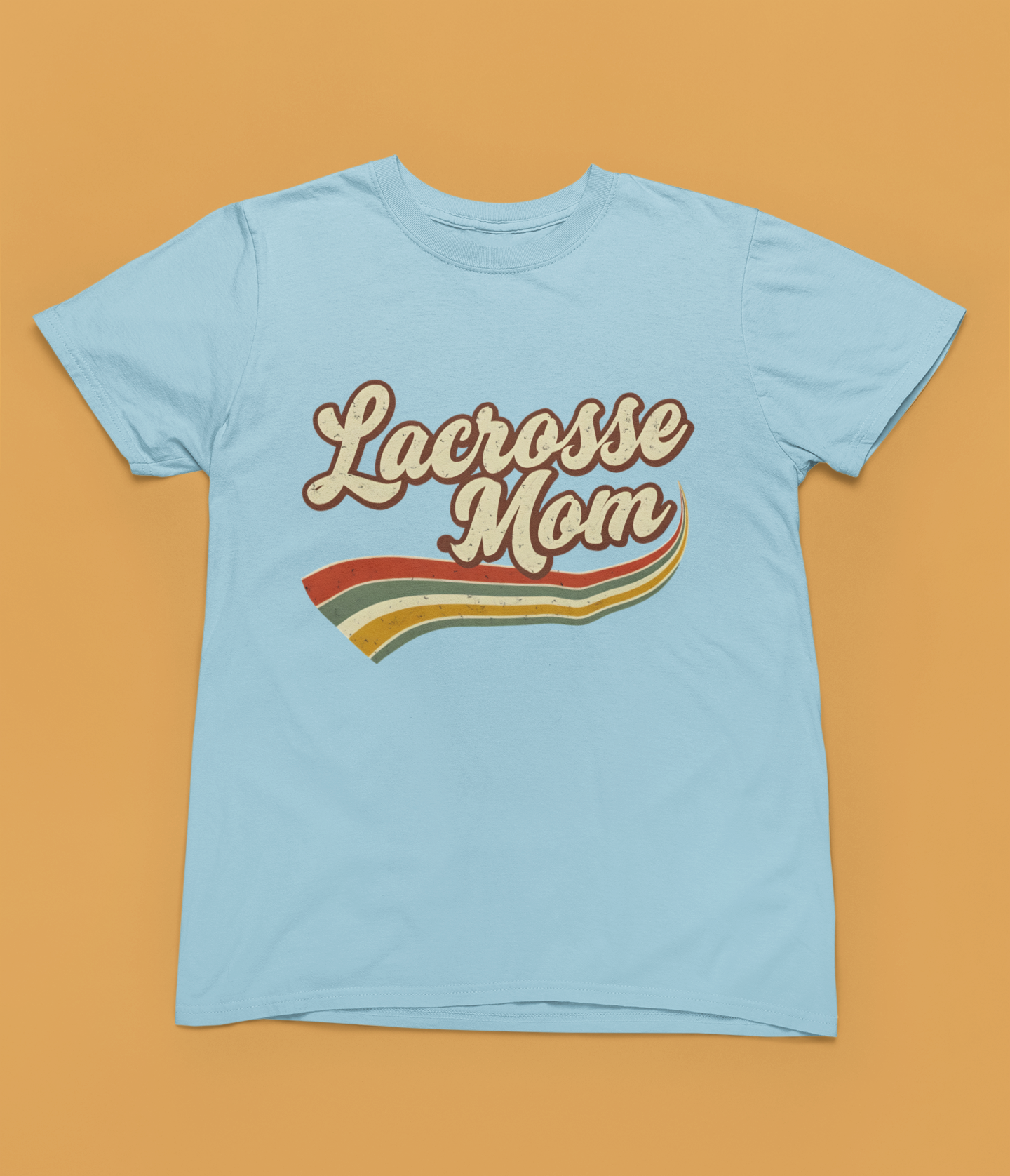 Lacrosse Mom Retro — Adult Tee