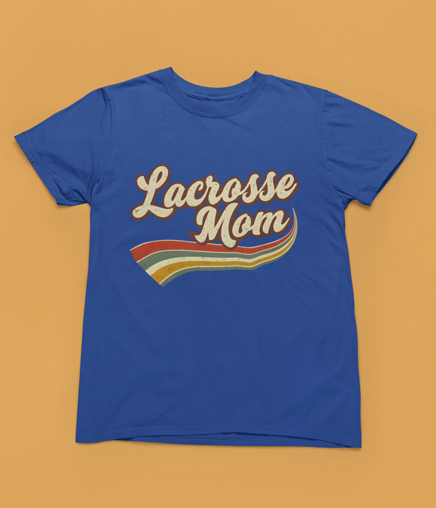 Lacrosse Mom Retro — Adult Tee