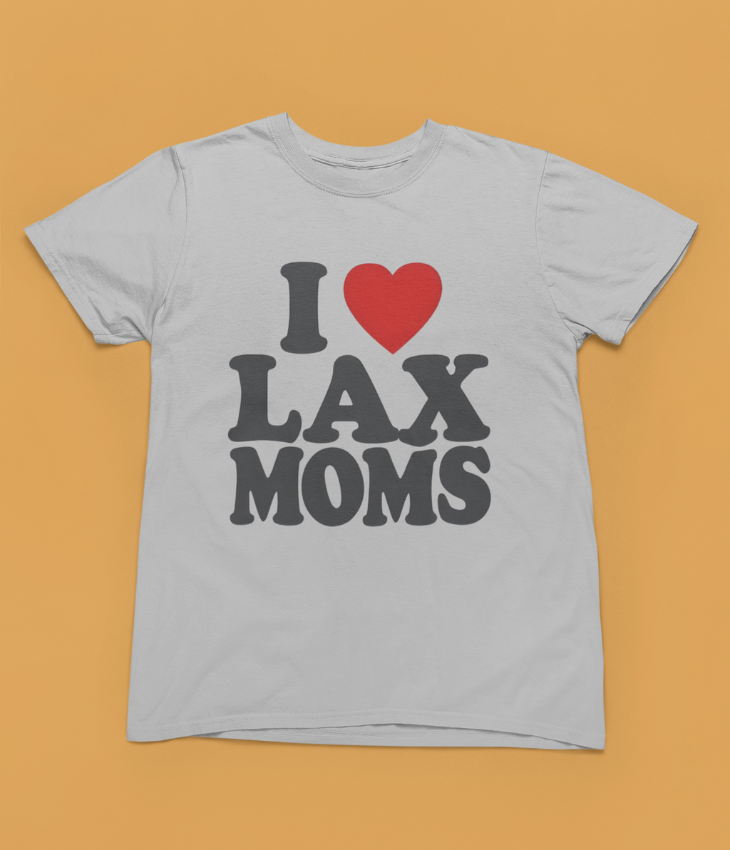 I  Heart LAX Moms - Unisex Adult Tee