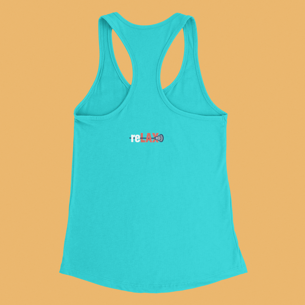 Vintage Lacrosse Mom - Racerback Tank