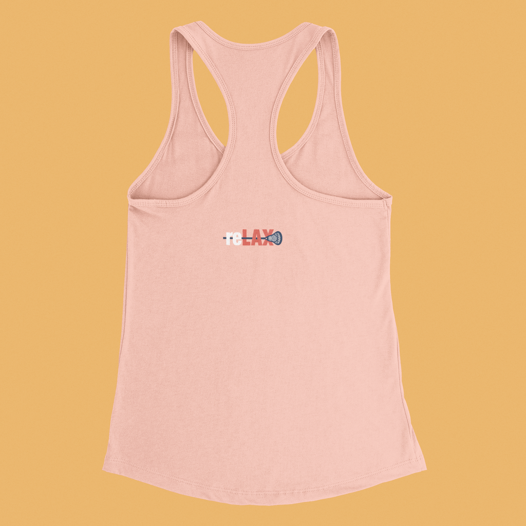 Vintage Lacrosse Mom - Racerback Tank