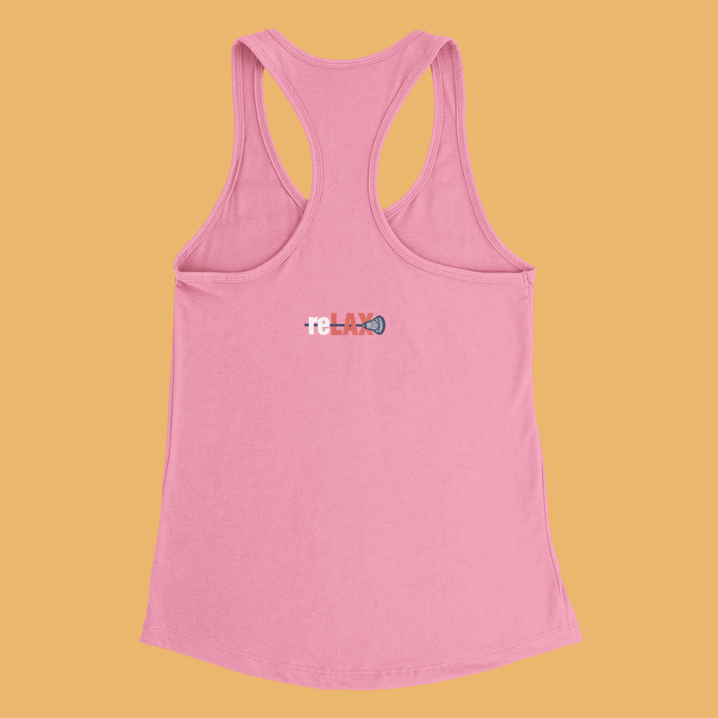 Vintage Lacrosse Mom - Racerback Tank