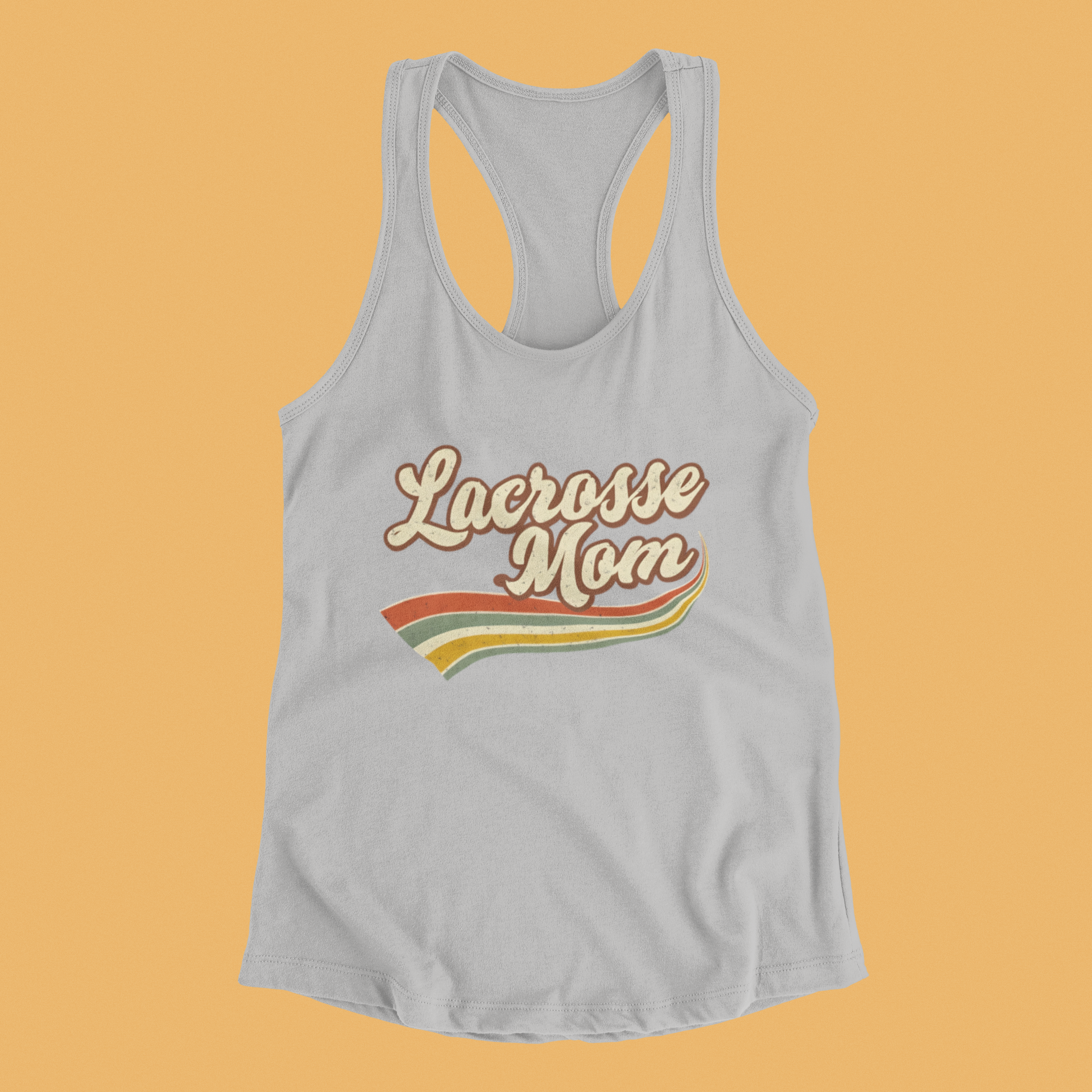 Vintage Lacrosse Mom - Racerback Tank