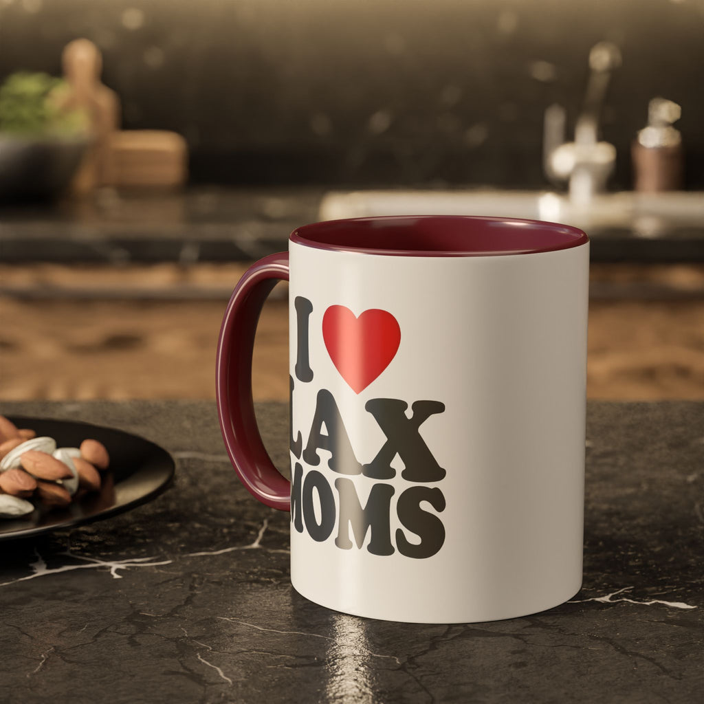 I Heart LAX Moms - Ceramic Coffee Mug (11 oz)