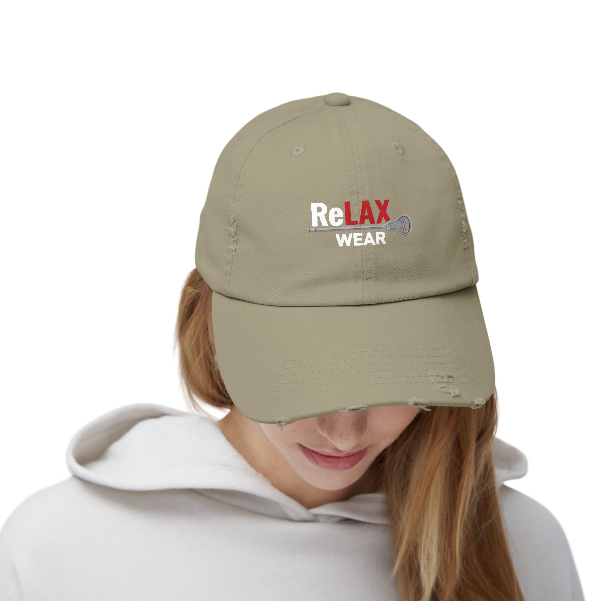 reLAX Wear Logo – Distressed Baseball Cap