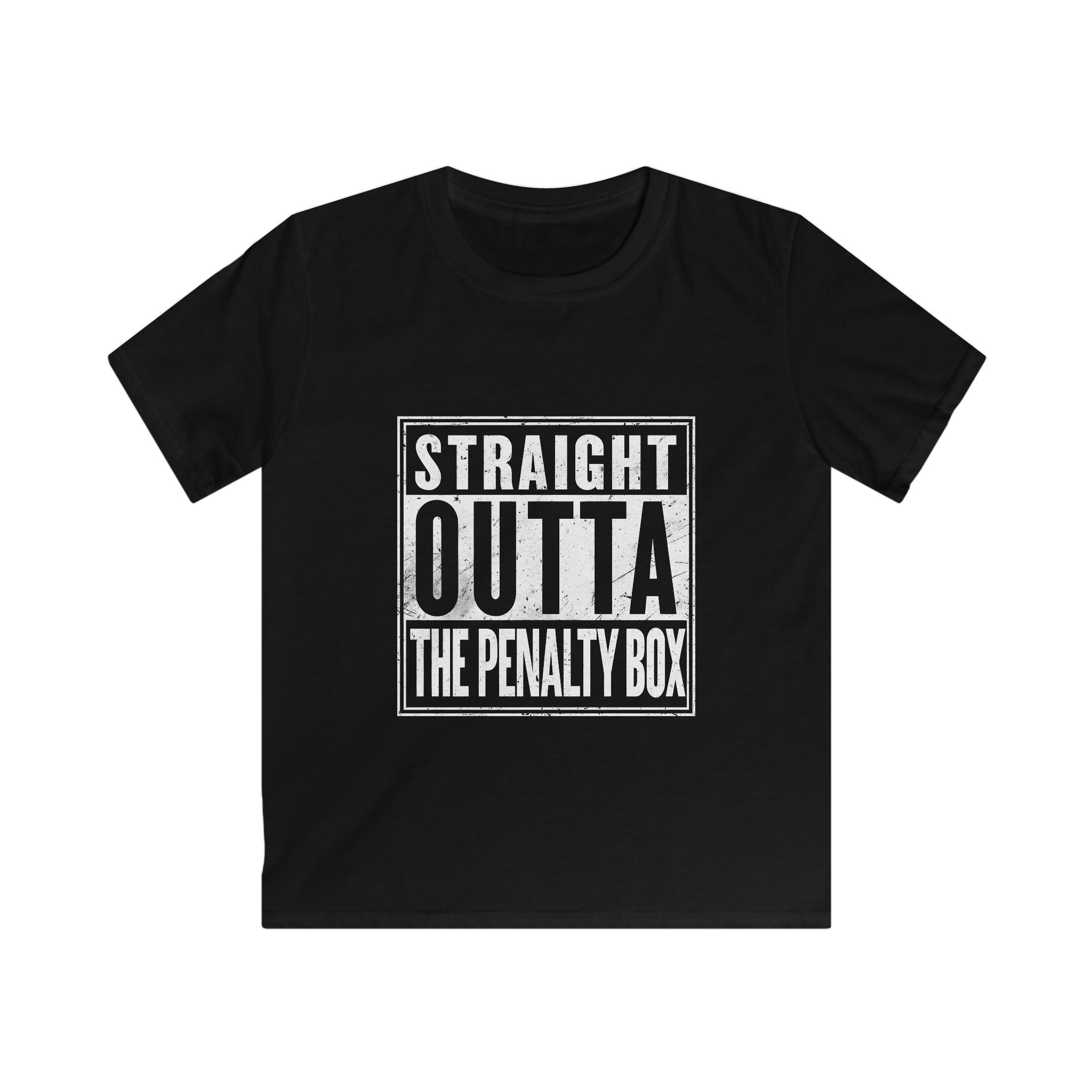 "Straight Outta the Penalty Box" — Youth Tee