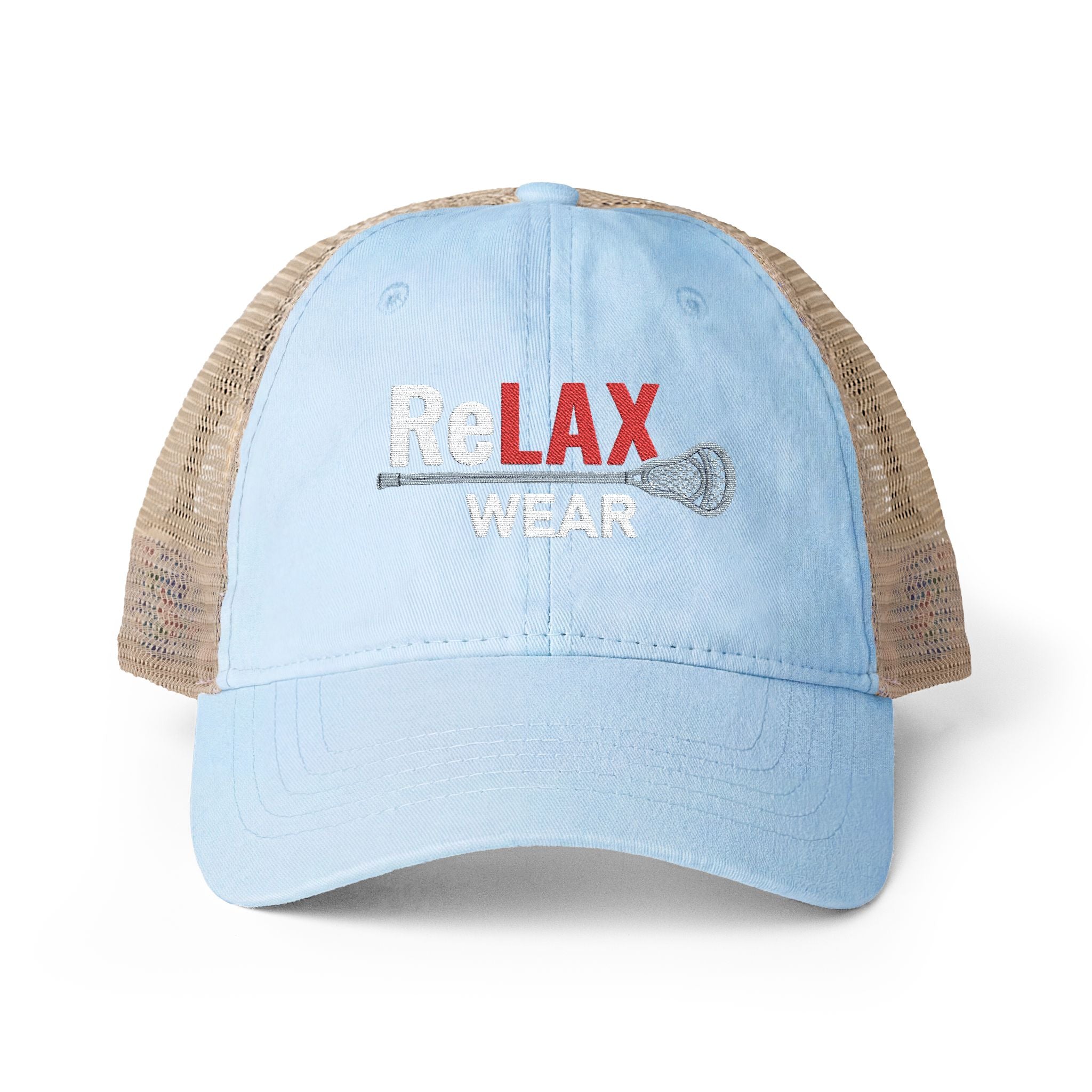 reLAX Wear Logo - Women's Washed Mesh-Back Cap