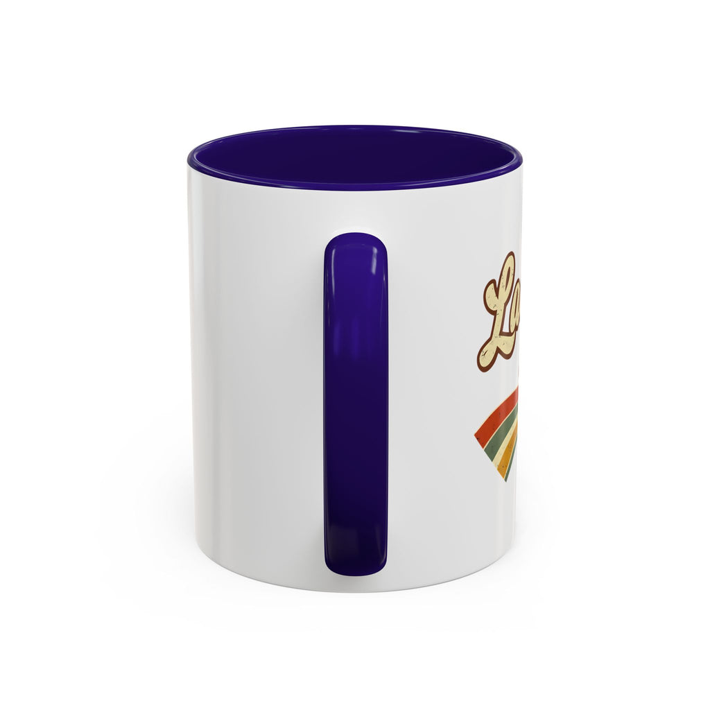 Retro Lacrosse Mom - Ceramic Coffee Mug (11oz)
