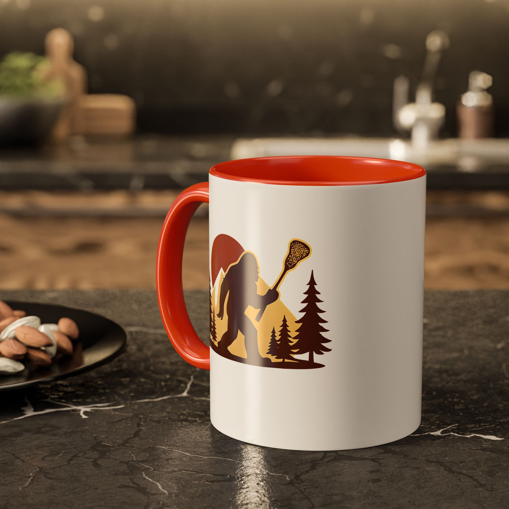 Retro LAXsquatch - Ceramic Coffee Mug (11oz)