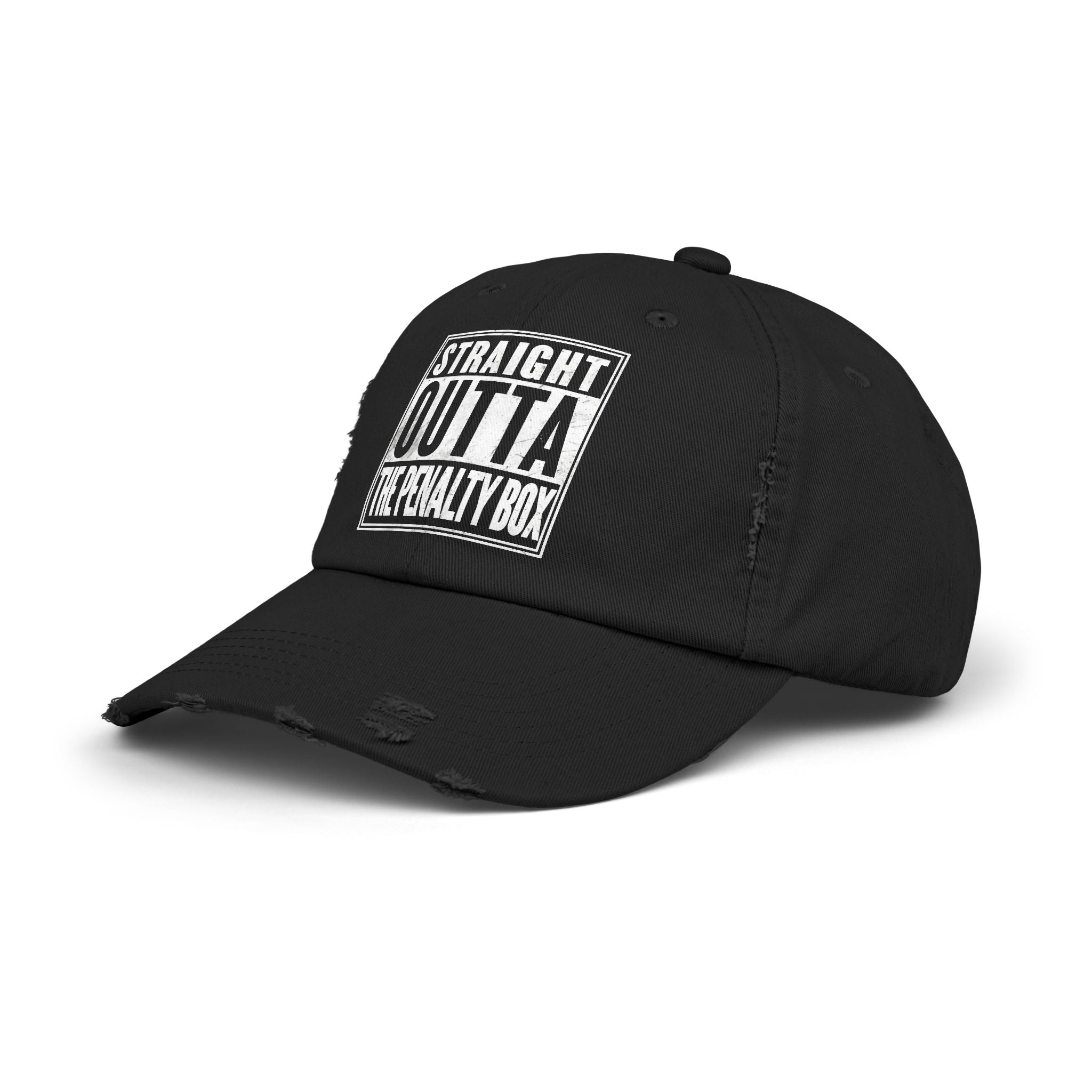 Straight Outta The Penalty Box - Distressed Cap