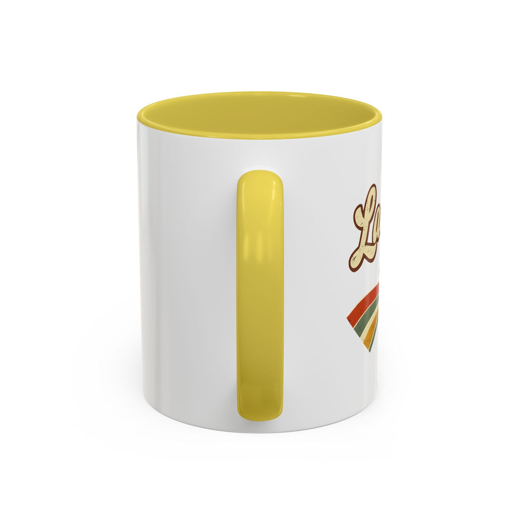Retro Lacrosse Mom - Ceramic Coffee Mug (11oz)