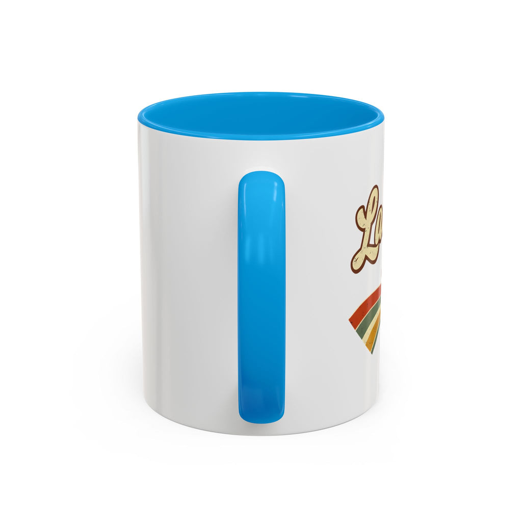 Retro Lacrosse Mom - Ceramic Coffee Mug (11oz)